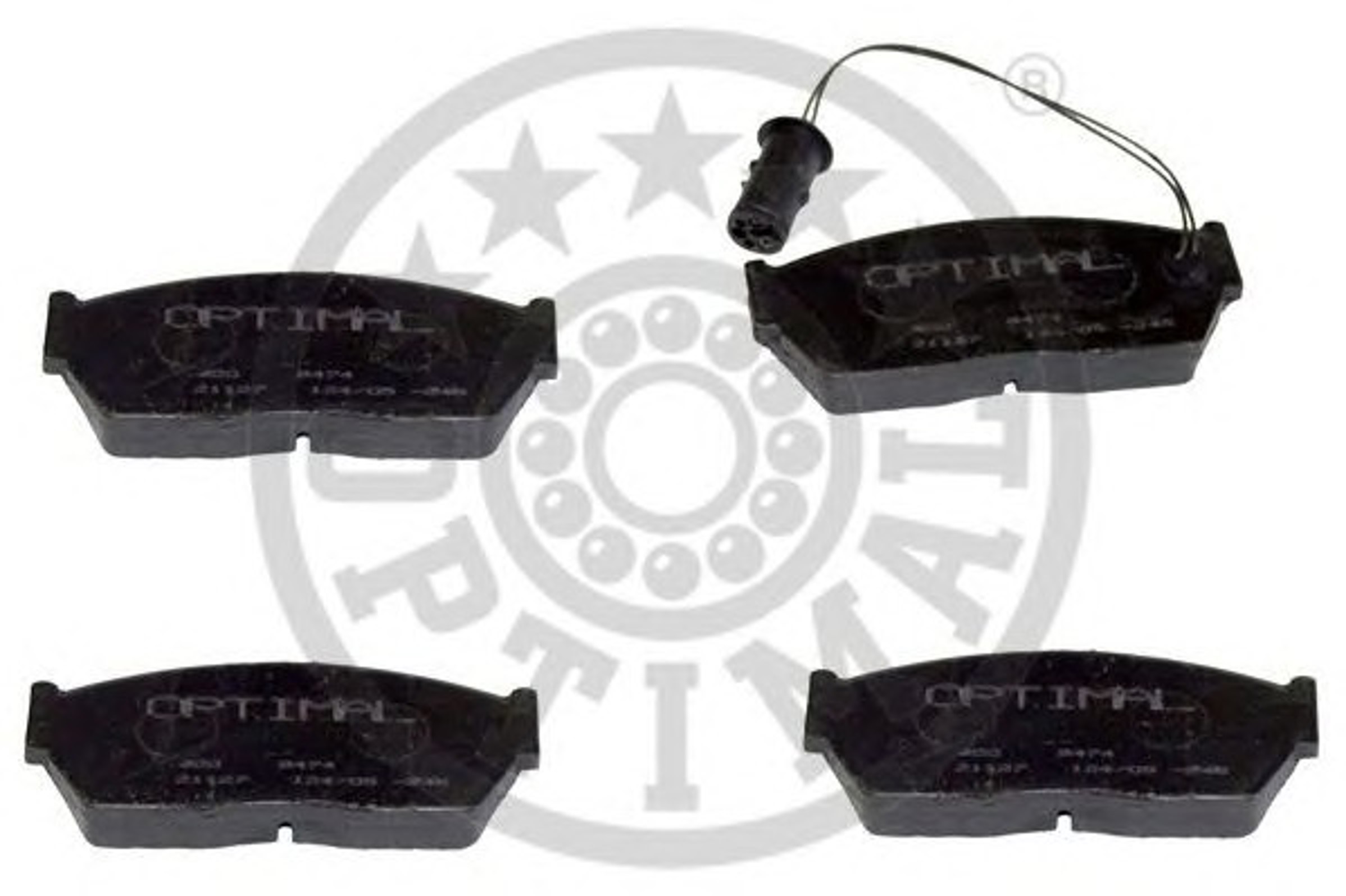 Колодки тормозные дисковые OPTIMAL 9474