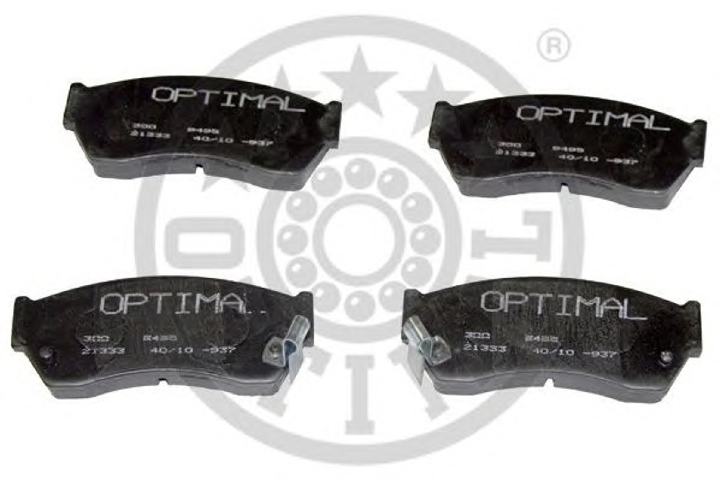 Комплект тормозных колодок дисковый тормоз OPTIMAL 9495