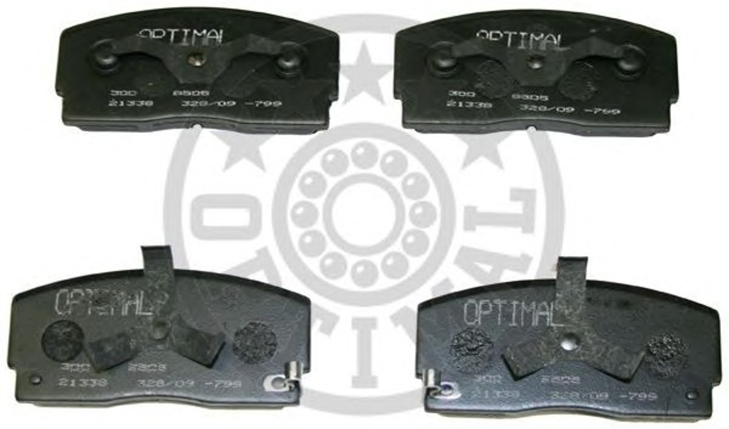 Колодки тормозные дисковые OPTIMAL 9505