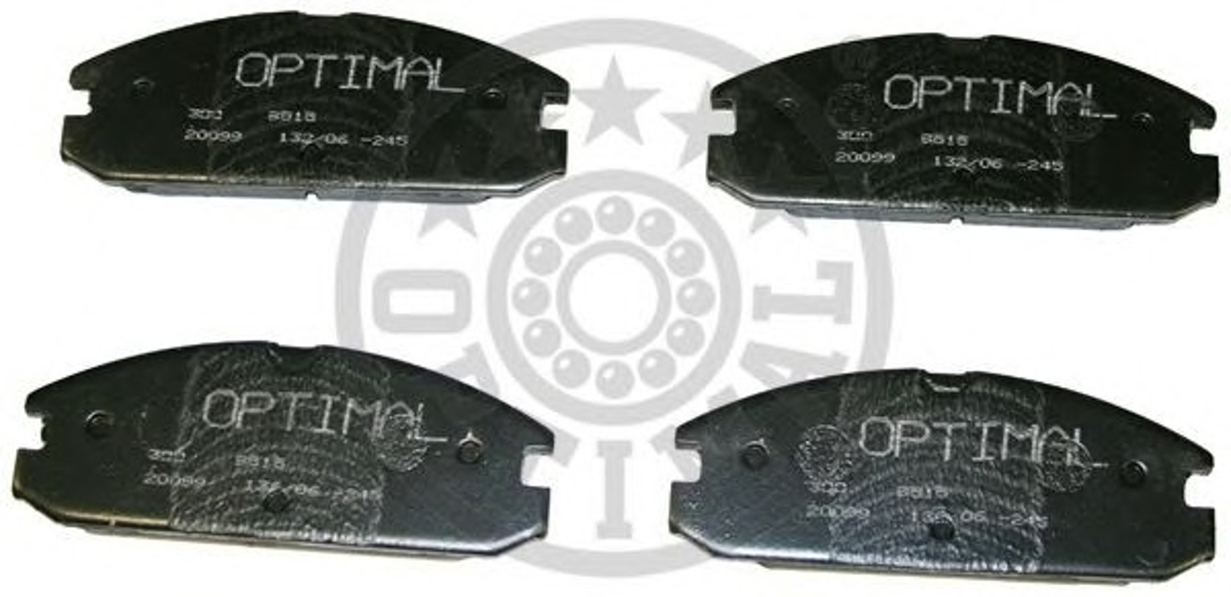 Колодки тормозные дисковые OPTIMAL 9515