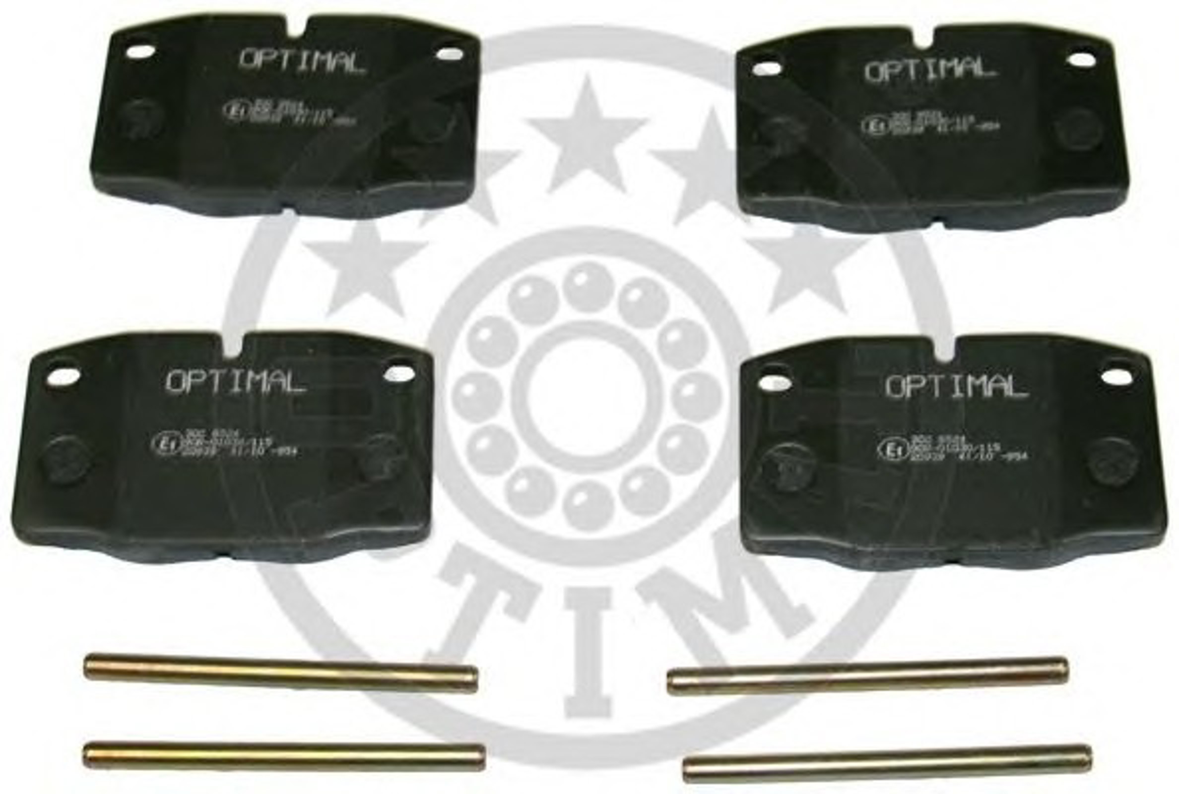 Колодки тормозные дисковые OPTIMAL 9524