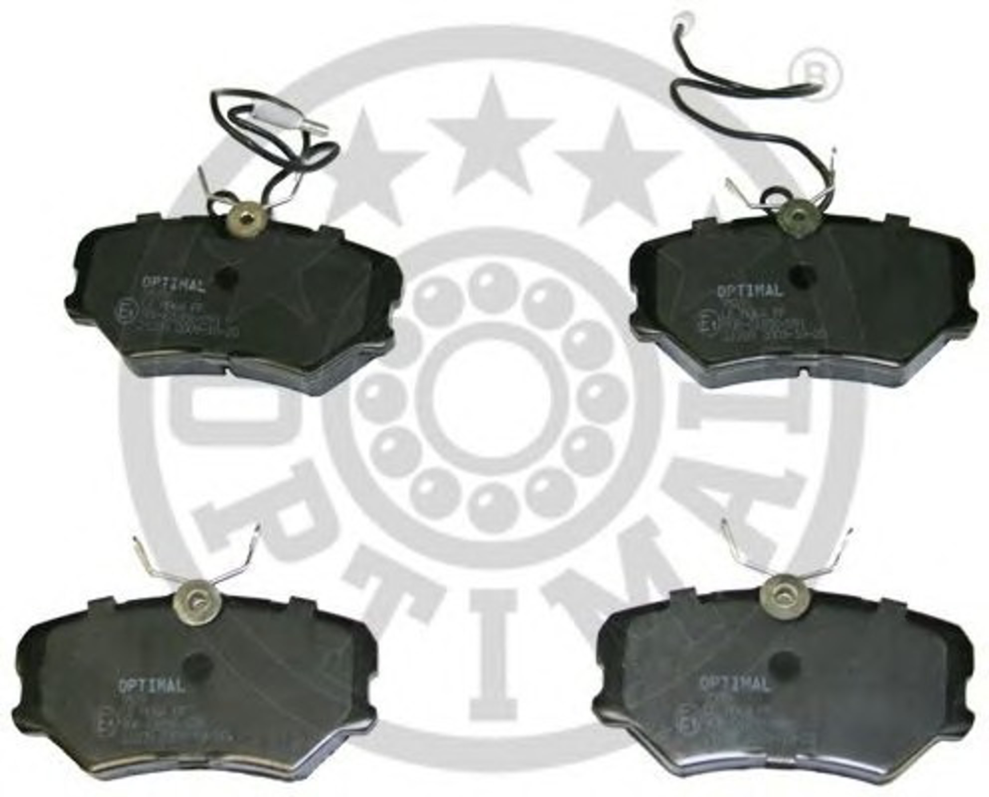 Колодки тормозные дисковые OPTIMAL 9539