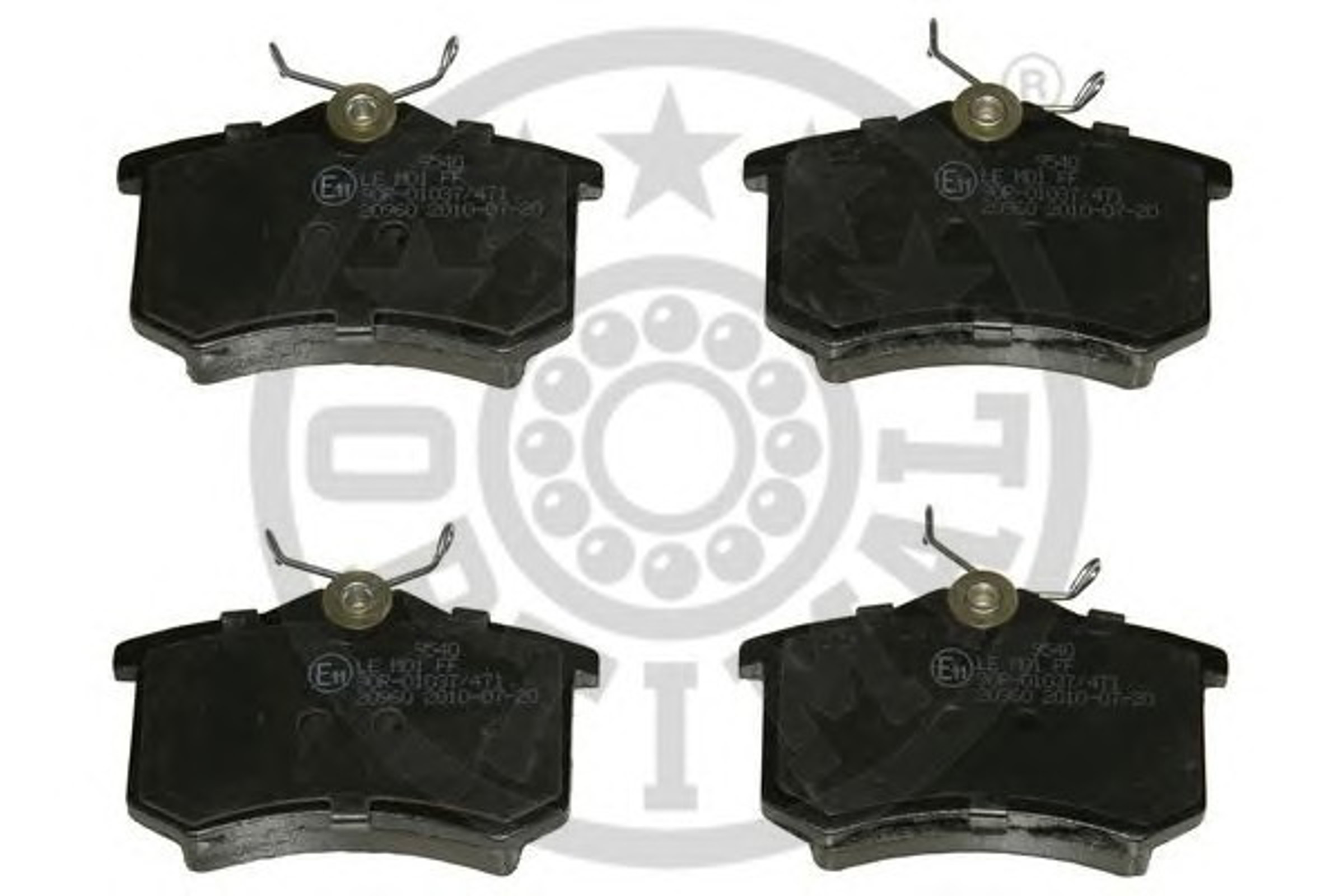 Колодки тормозные дисковые OPTIMAL 9540