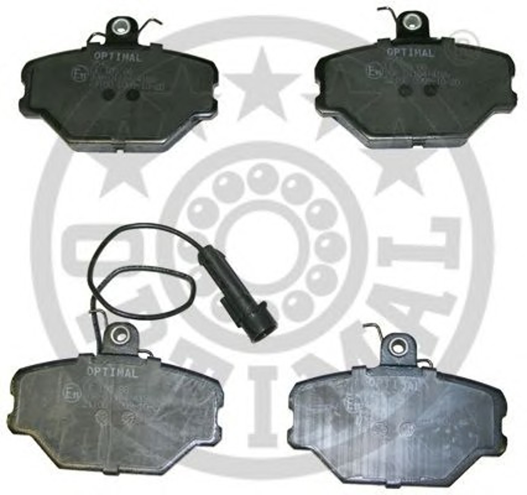 Колодки тормозные дисковые OPTIMAL 9542