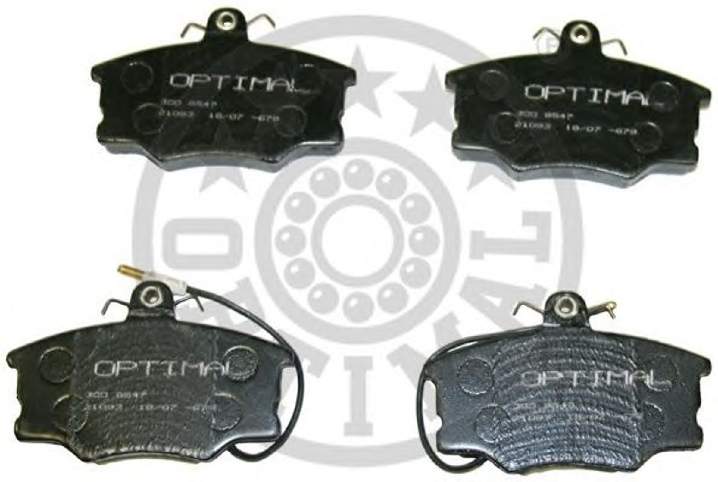 Колодки тормозные дисковые OPTIMAL 9547