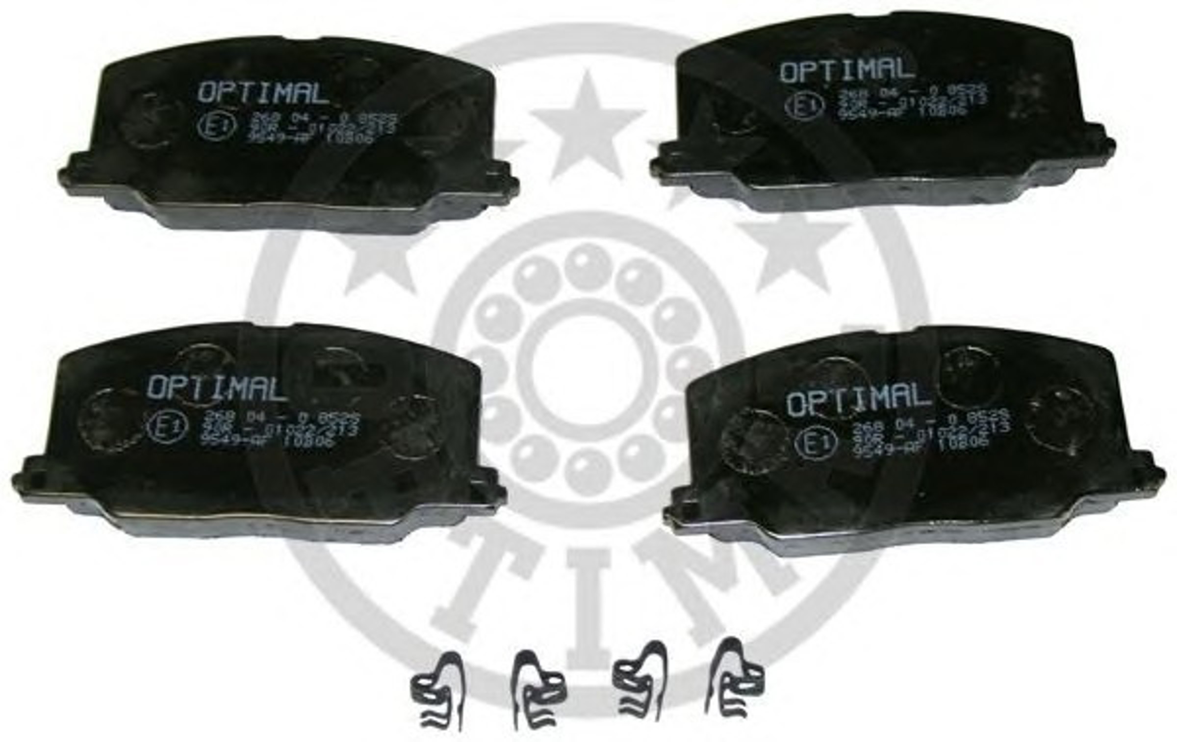 Колодки тормозные дисковые OPTIMAL 9549
