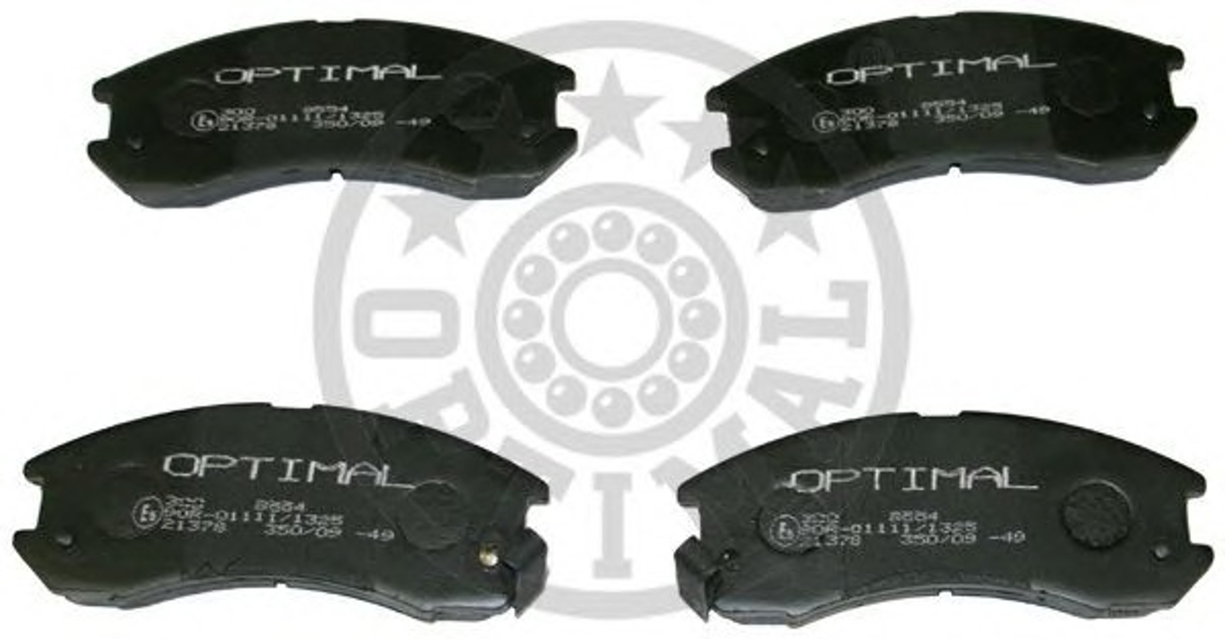Колодки тормозные дисковые OPTIMAL 9554