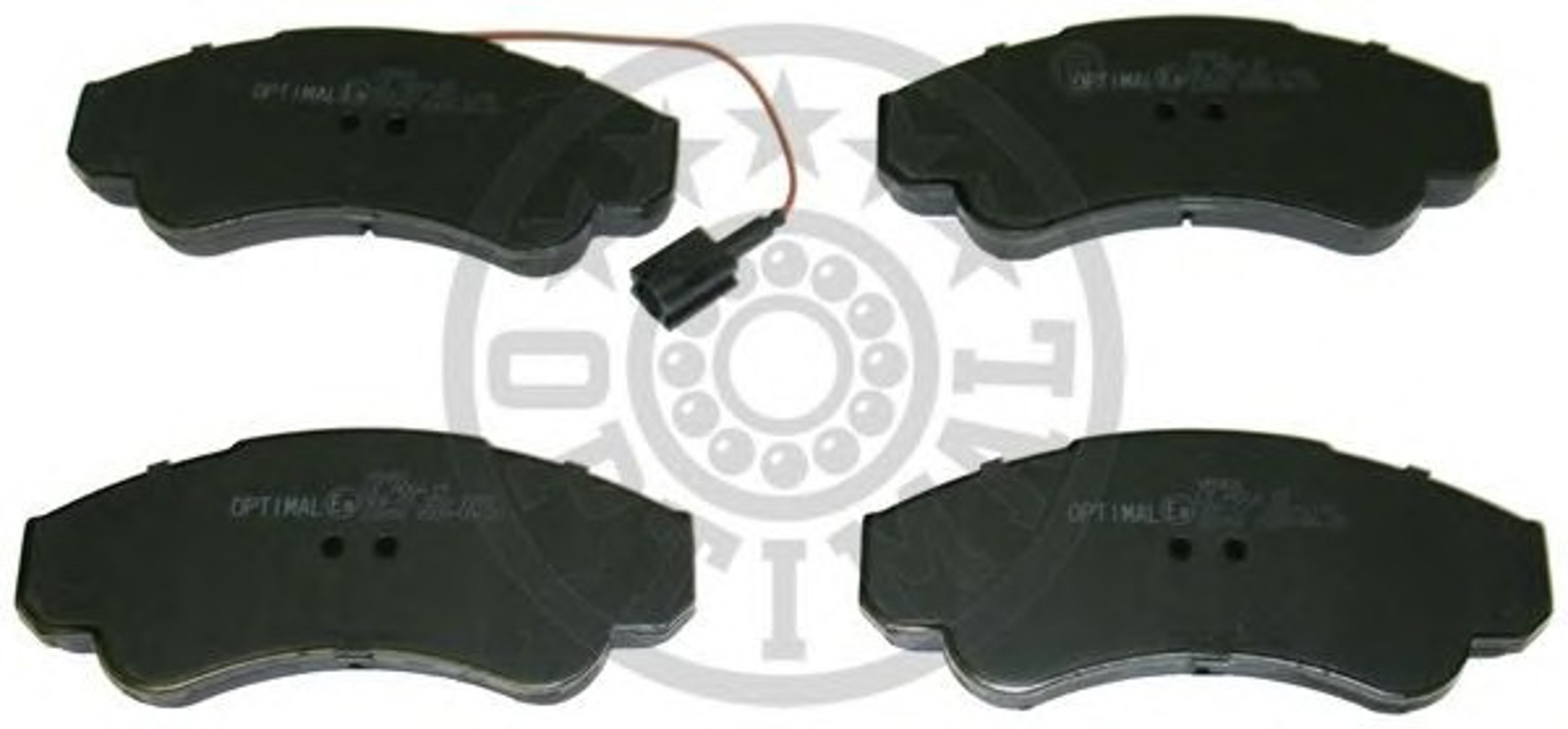 Комплект тормозных колодок дисковый тормоз OPTIMAL 95901