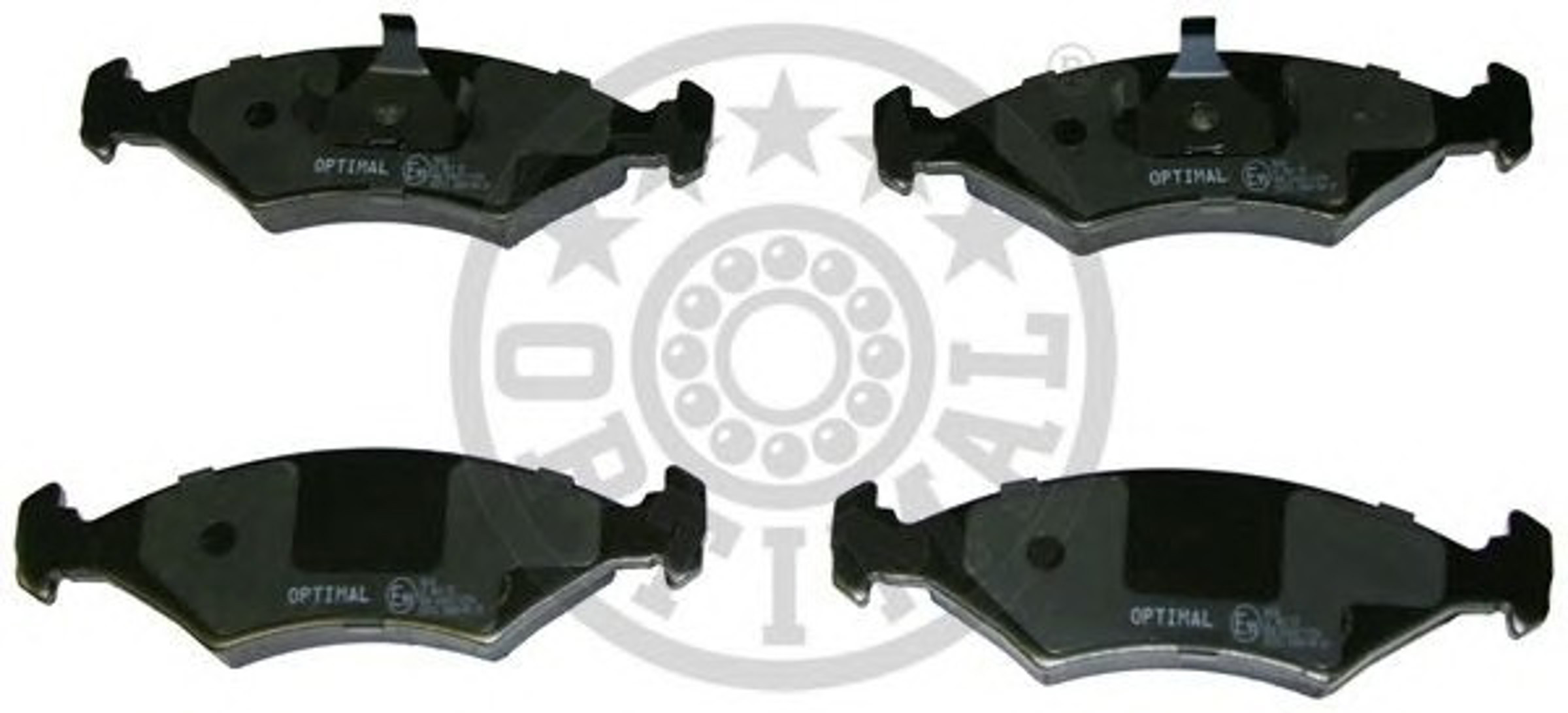 Колодки тормозные дисковые OPTIMAL 9606