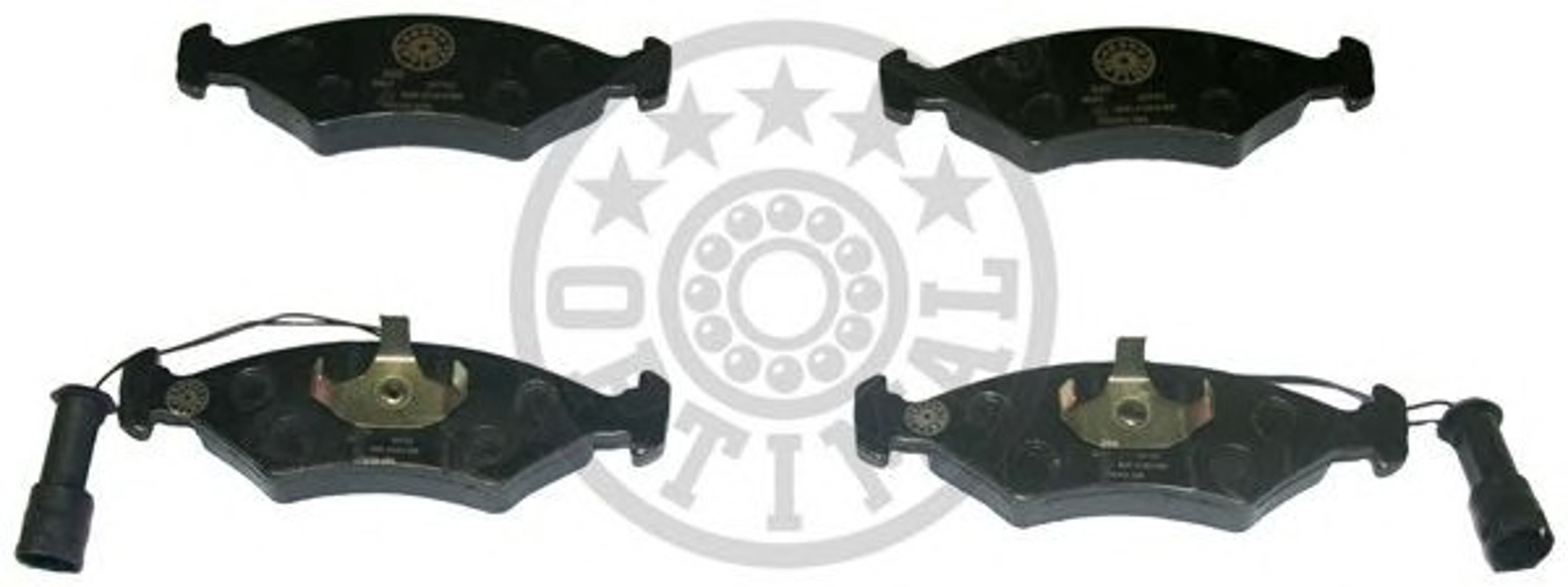 Колодки тормозные дисковые OPTIMAL 9607
