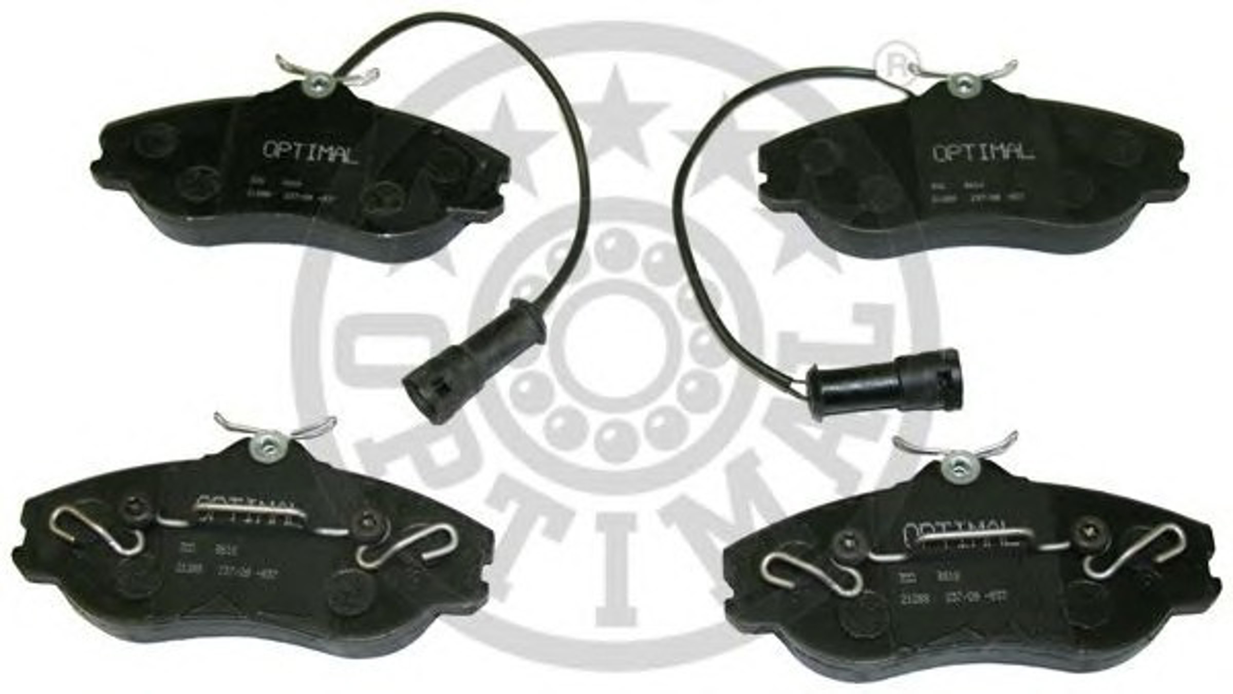 Колодки тормозные дисковые OPTIMAL 9616