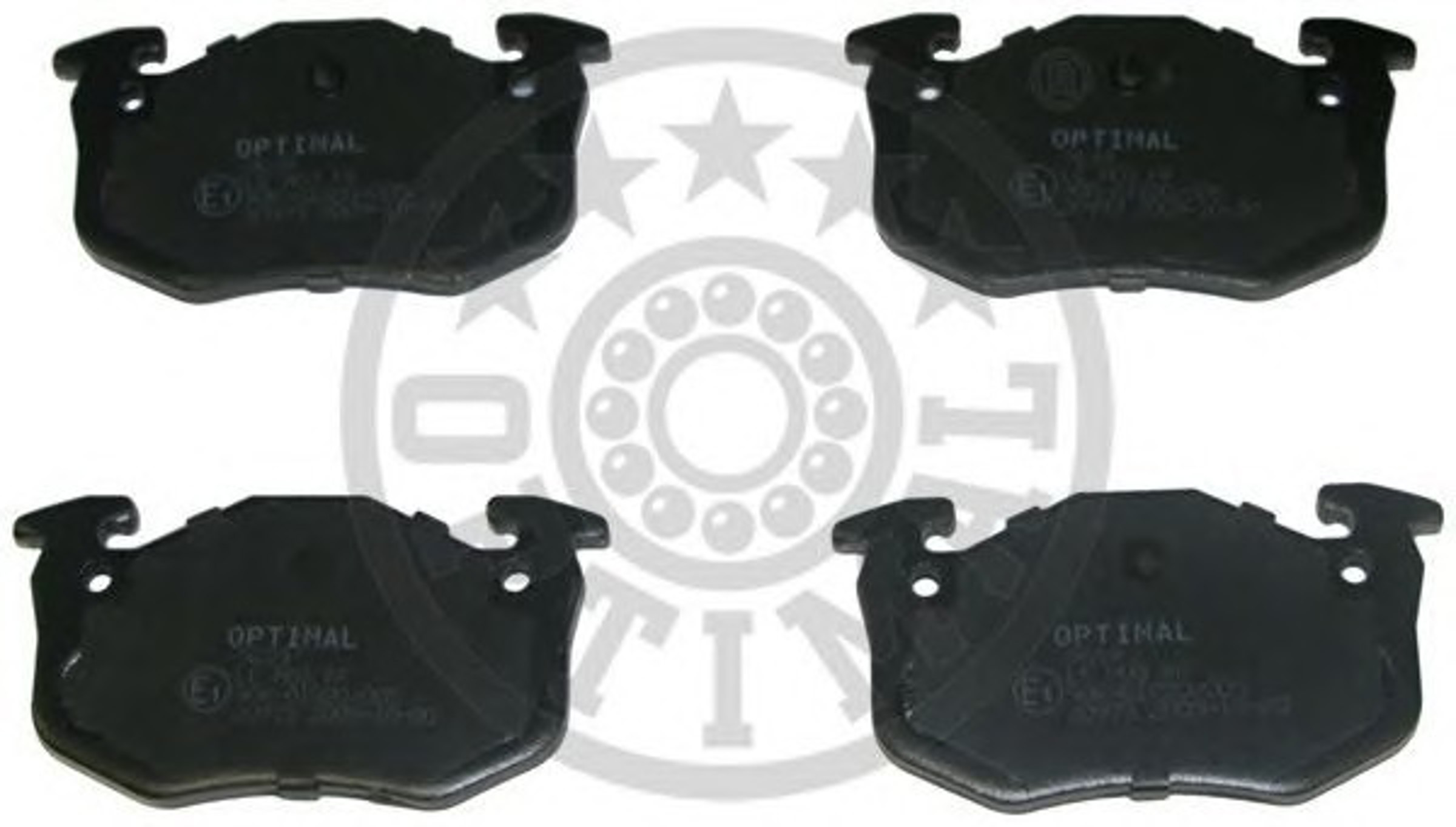 Колодки тормозные дисковые OPTIMAL 9639