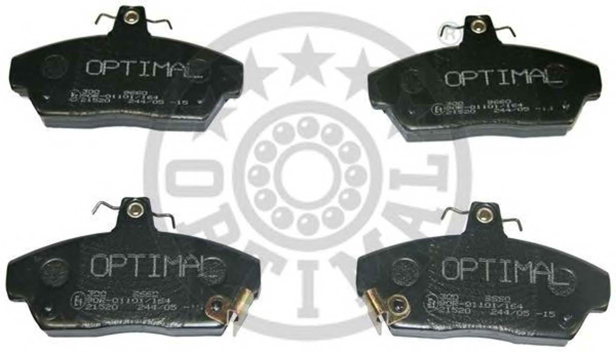 Колодки тормозные дисковые OPTIMAL 9660