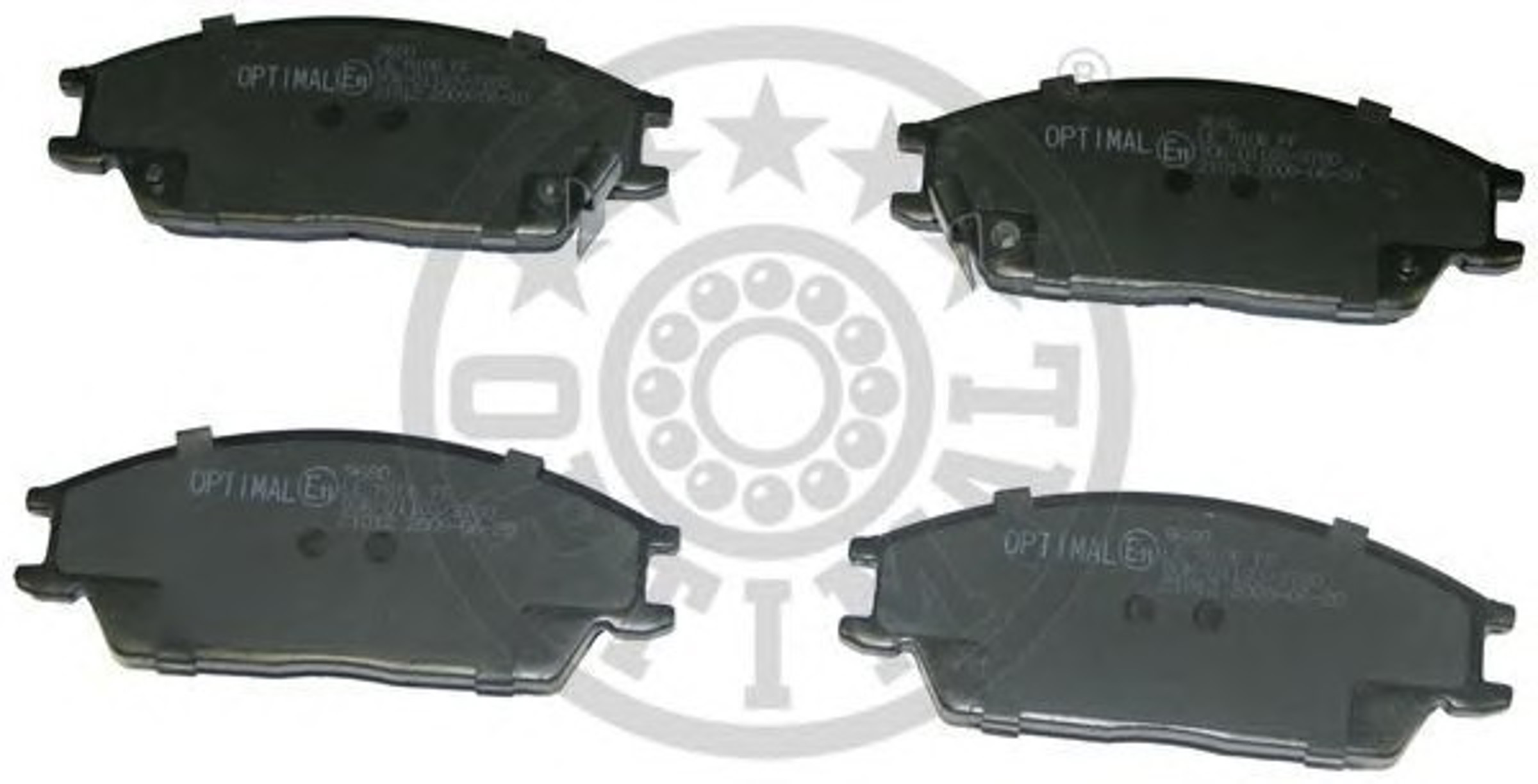 Колодки тормозные дисковые OPTIMAL 9680