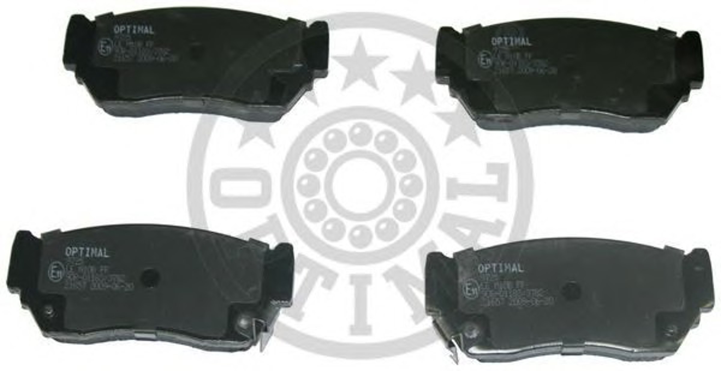 Колодки тормозные дисковые OPTIMAL 9725