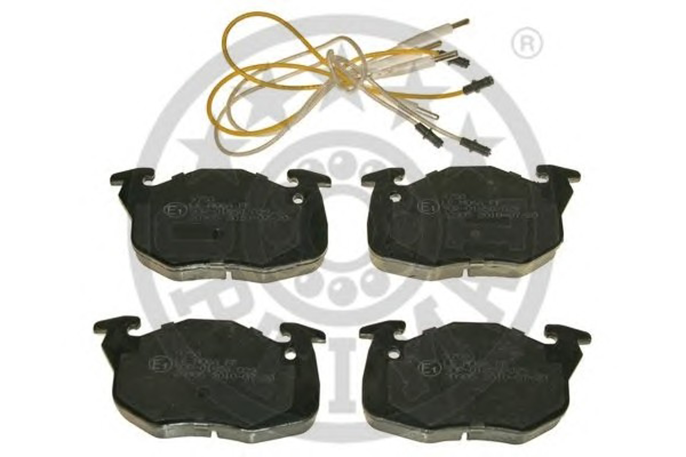 Колодки тормозные дисковые OPTIMAL 9750