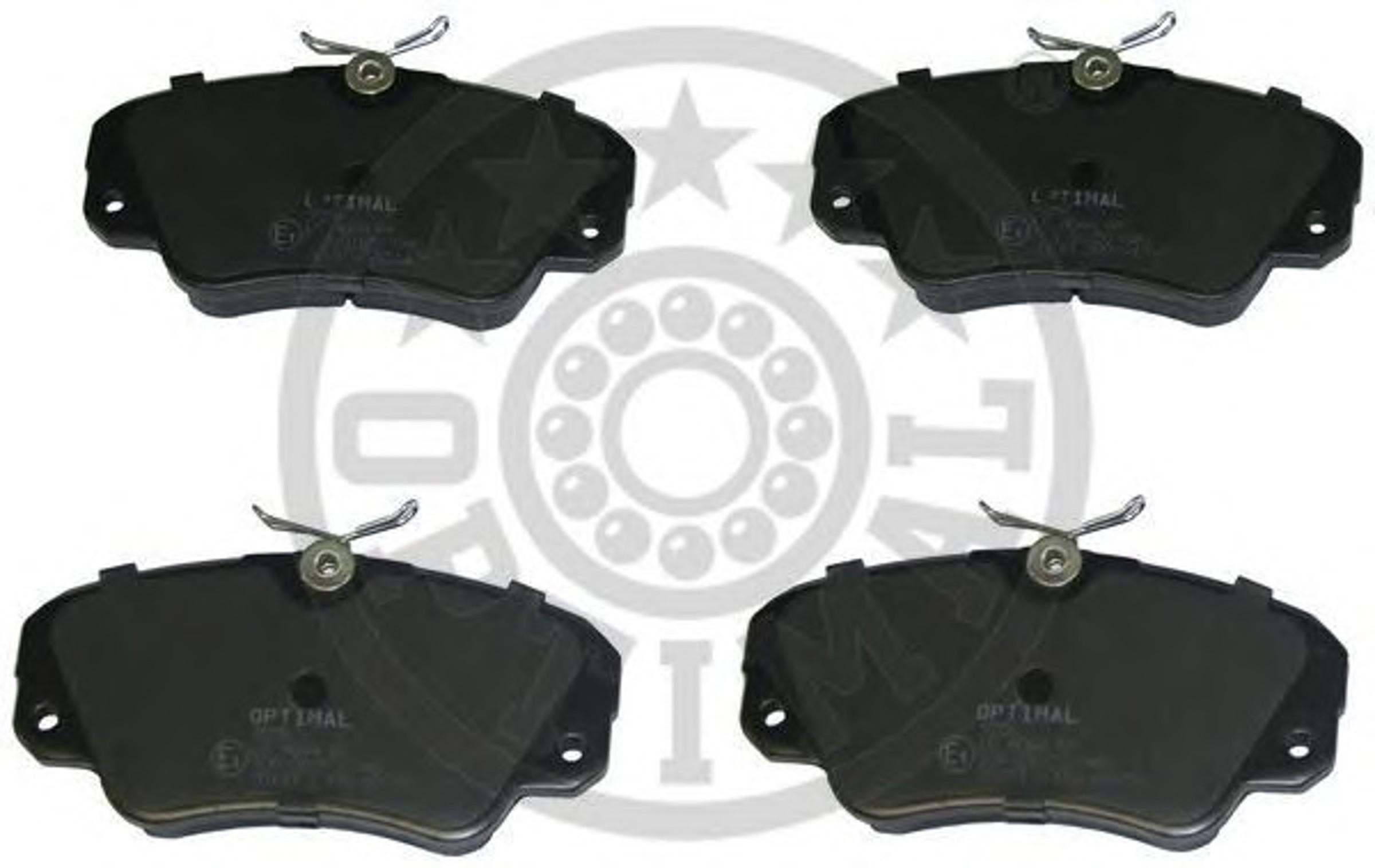 Колодка тормозная дисковая комплект OPTIMAL 9756