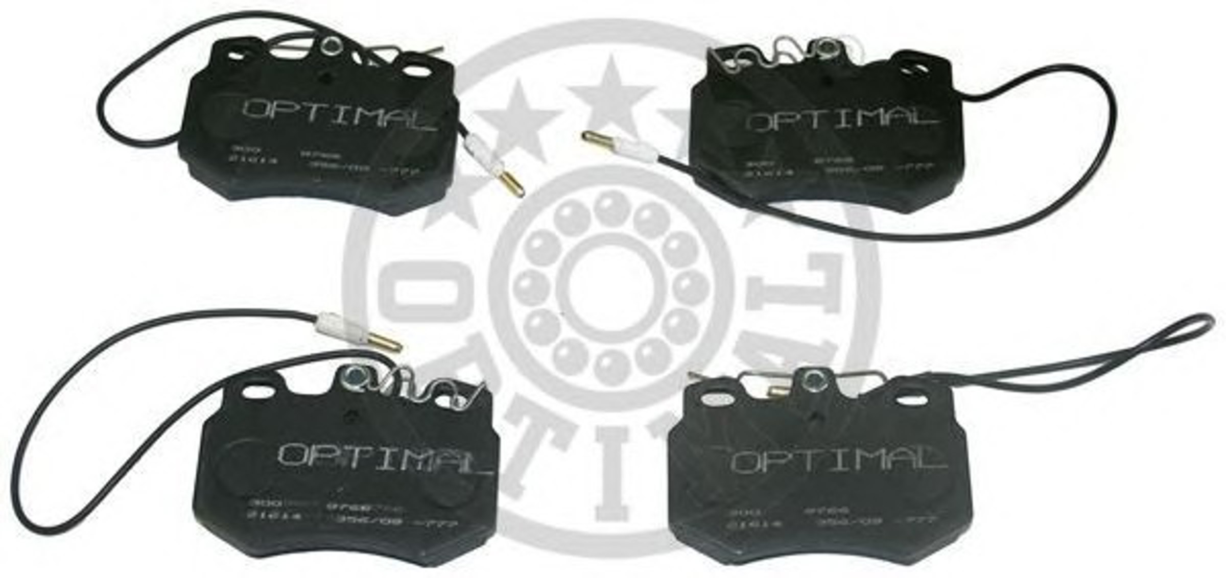 Колодки тормозные дисковые OPTIMAL 9766