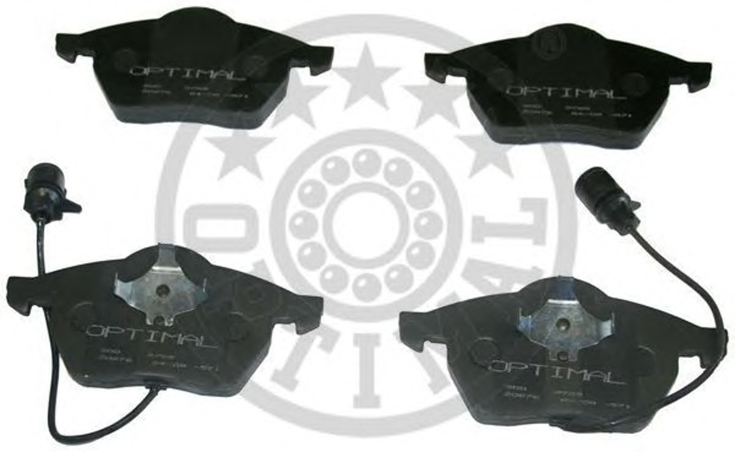 Колодки тормозные дисковые OPTIMAL 9768