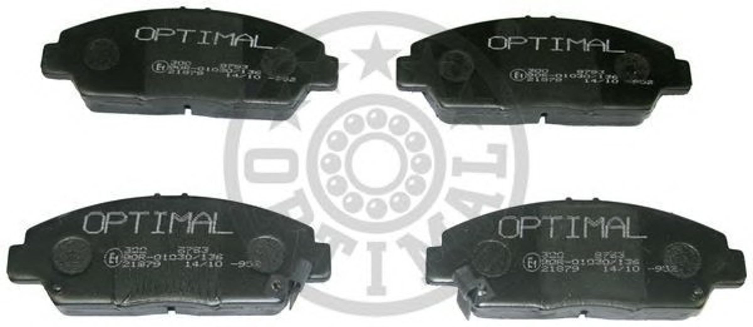 Колодки тормозные дисковые OPTIMAL 9793