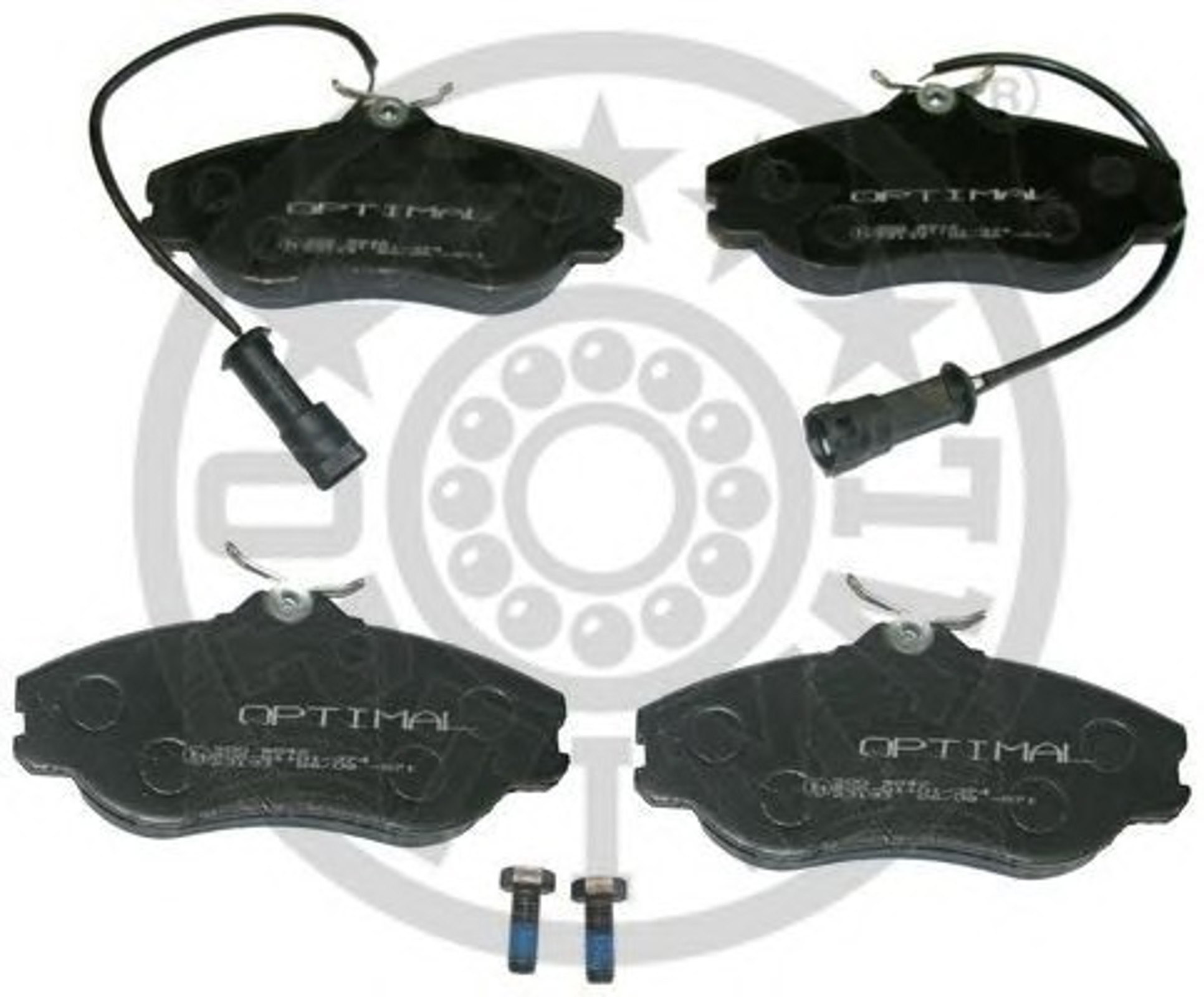 Колодки тормозные дисковые OPTIMAL 9842