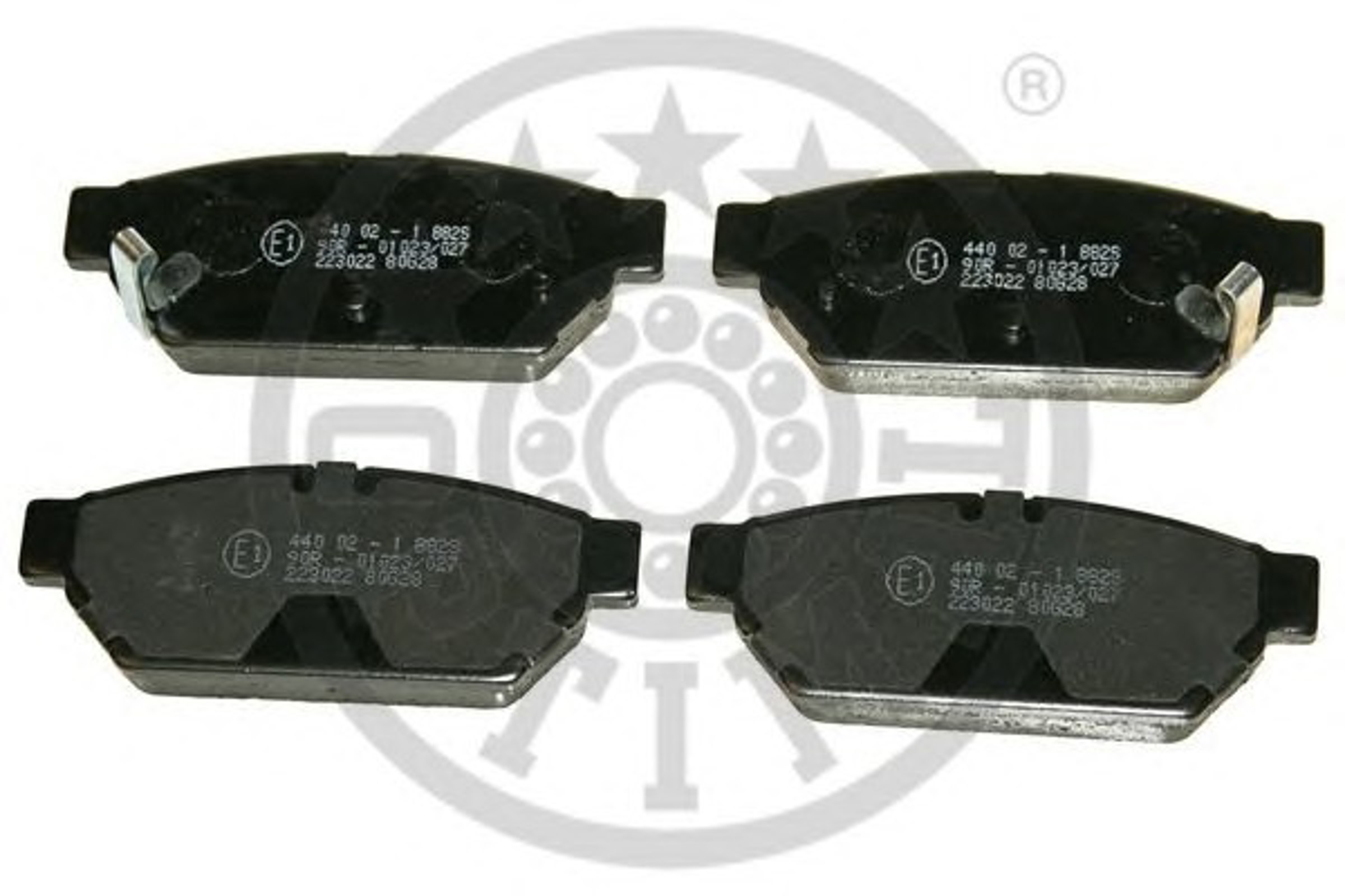 Колодки тормозные дисковые OPTIMAL 9862