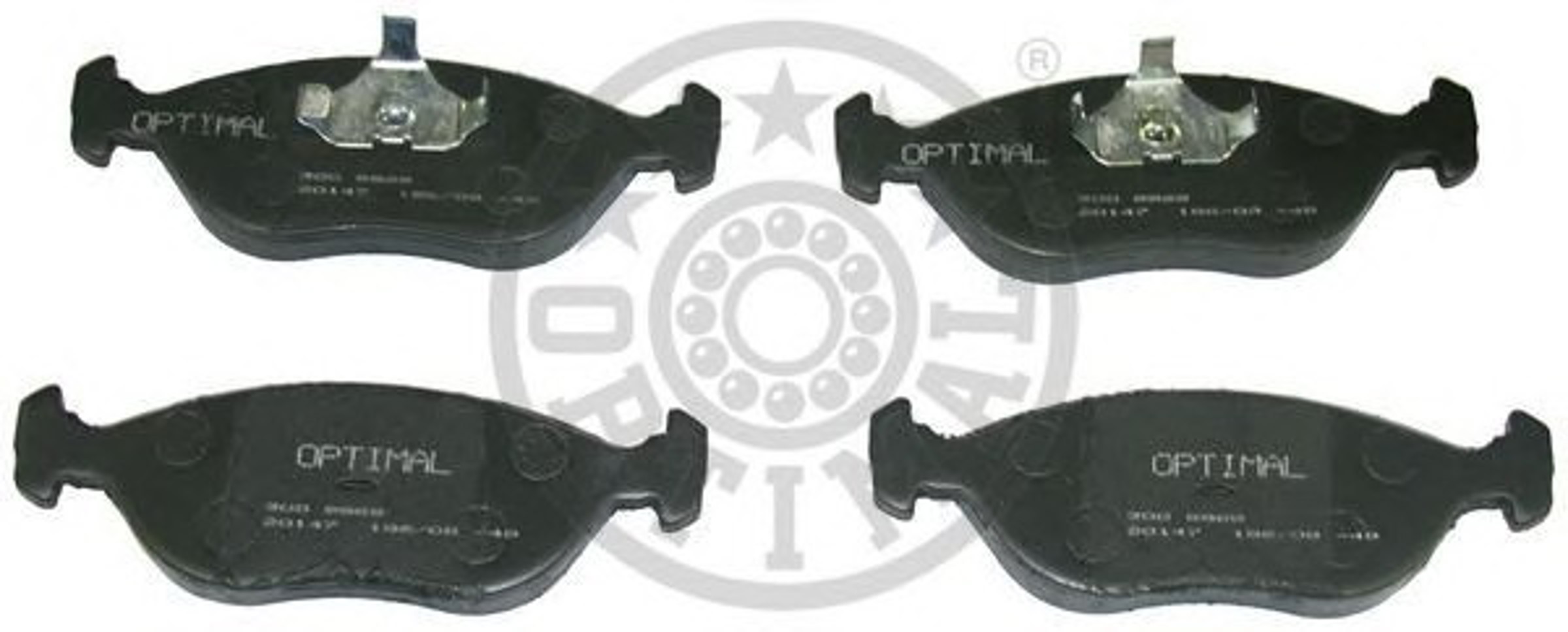 Колодки тормозные дисковые OPTIMAL 9869