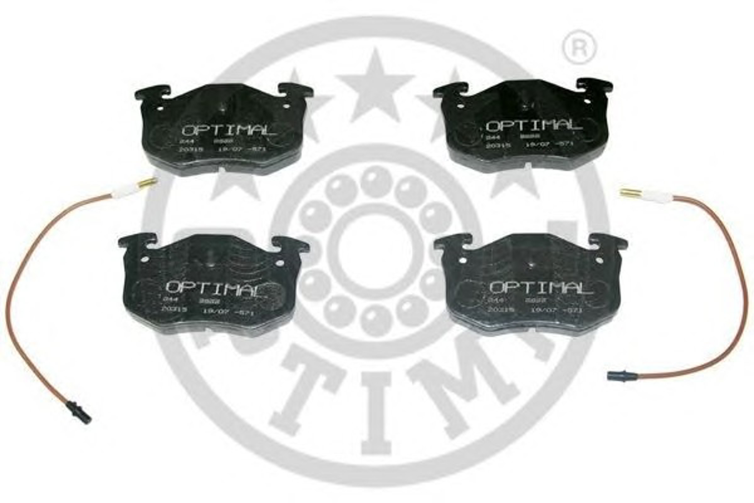 Колодки тормозные дисковые OPTIMAL 9899