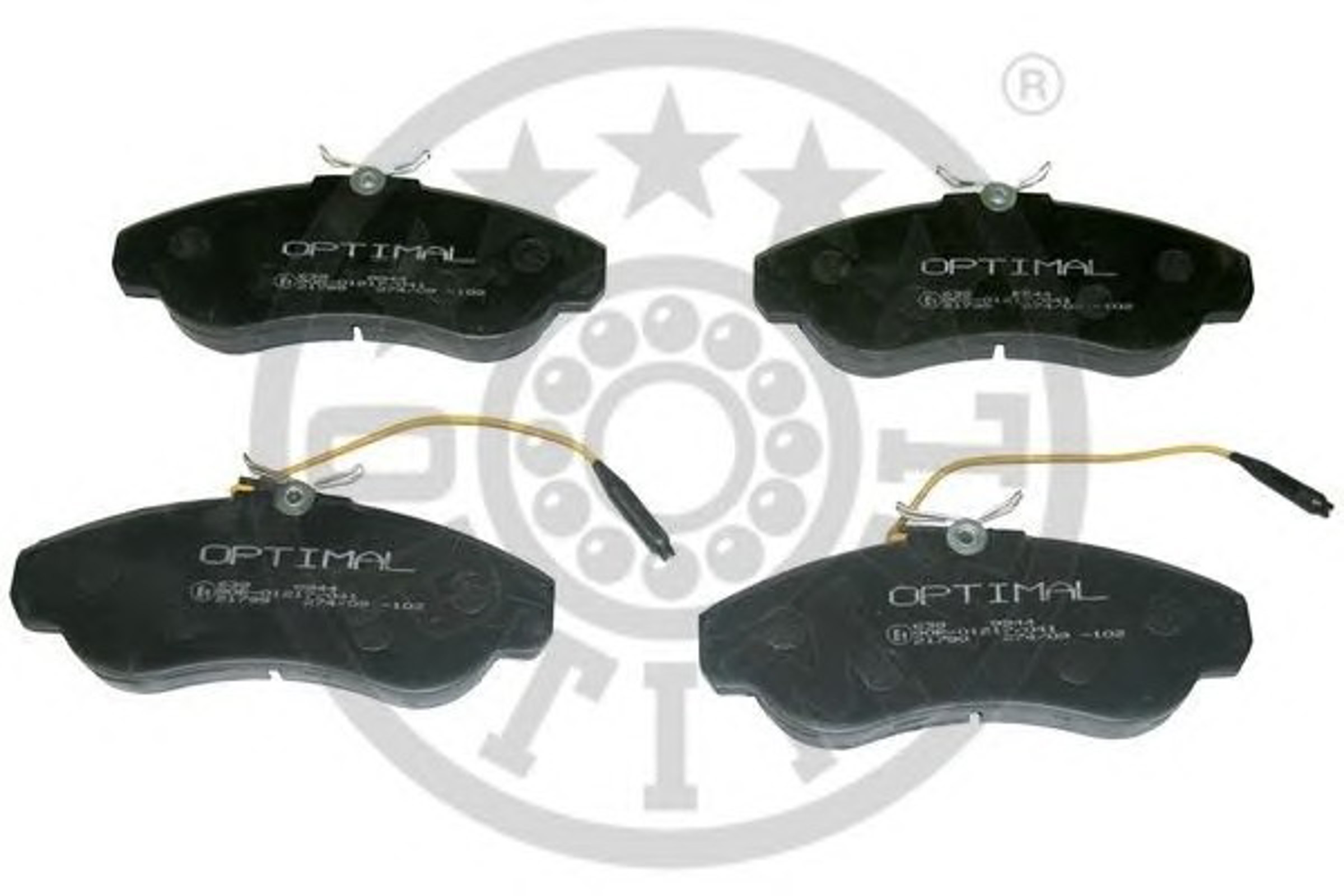 Колодки тормозные дисковые OPTIMAL 9944