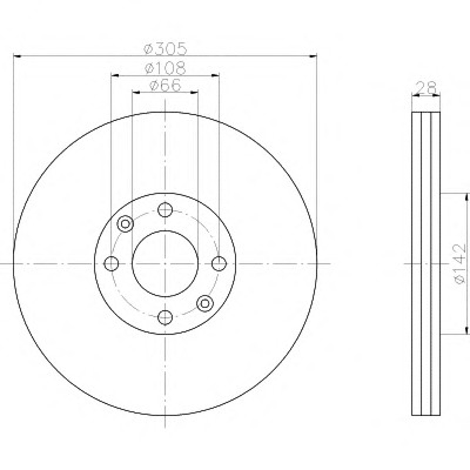 Диск тормозной HELLA/BEHR/PAGID 50258