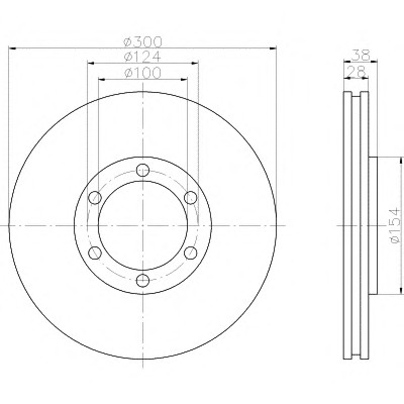 Диск тормозной HELLA/BEHR/PAGID 50344