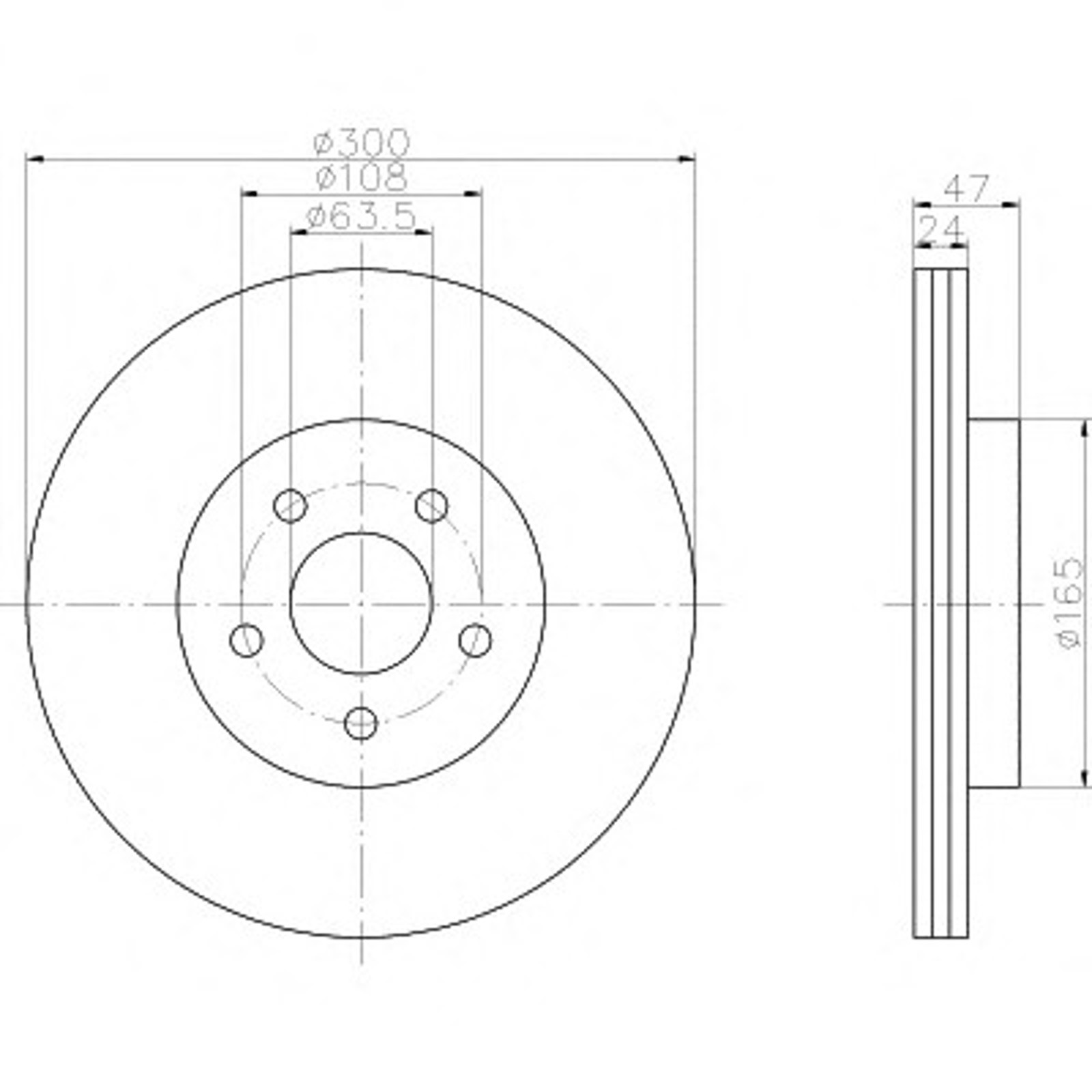 Диск тормозной HELLA/BEHR/PAGID 50345