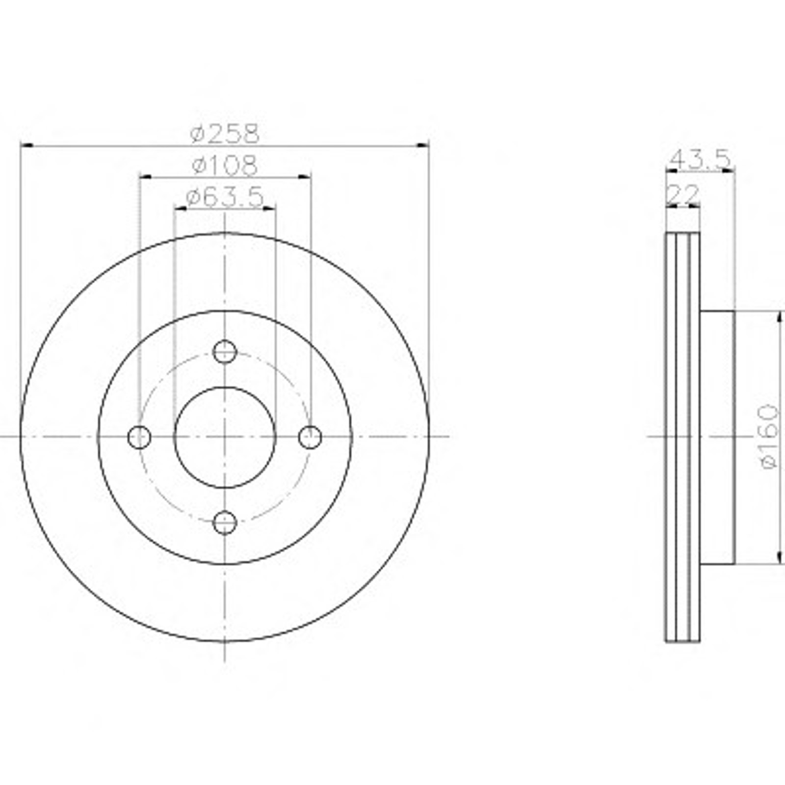 Диск тормозной HELLA/BEHR/PAGID 51040