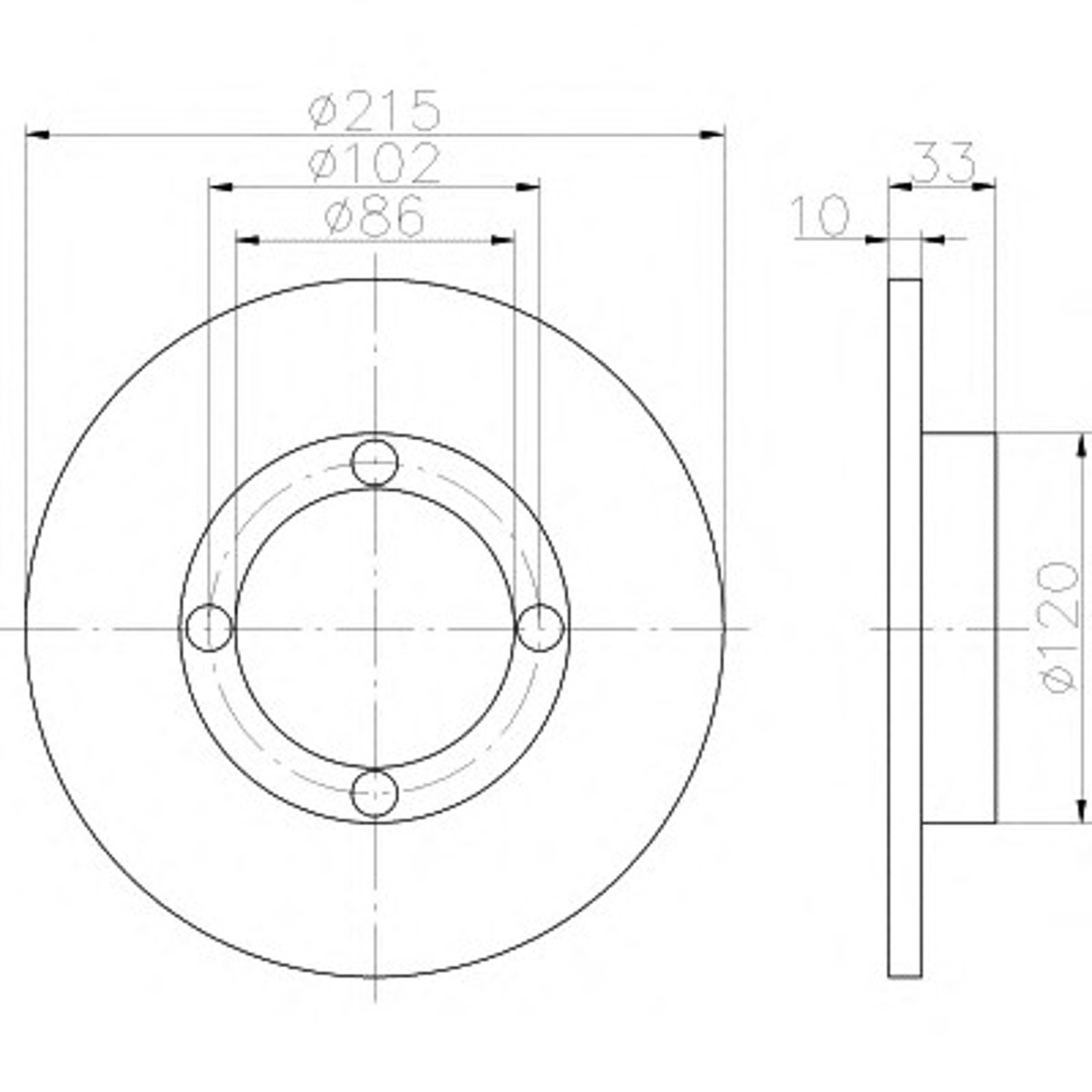 Диск тормозной HELLA/BEHR/PAGID 53402