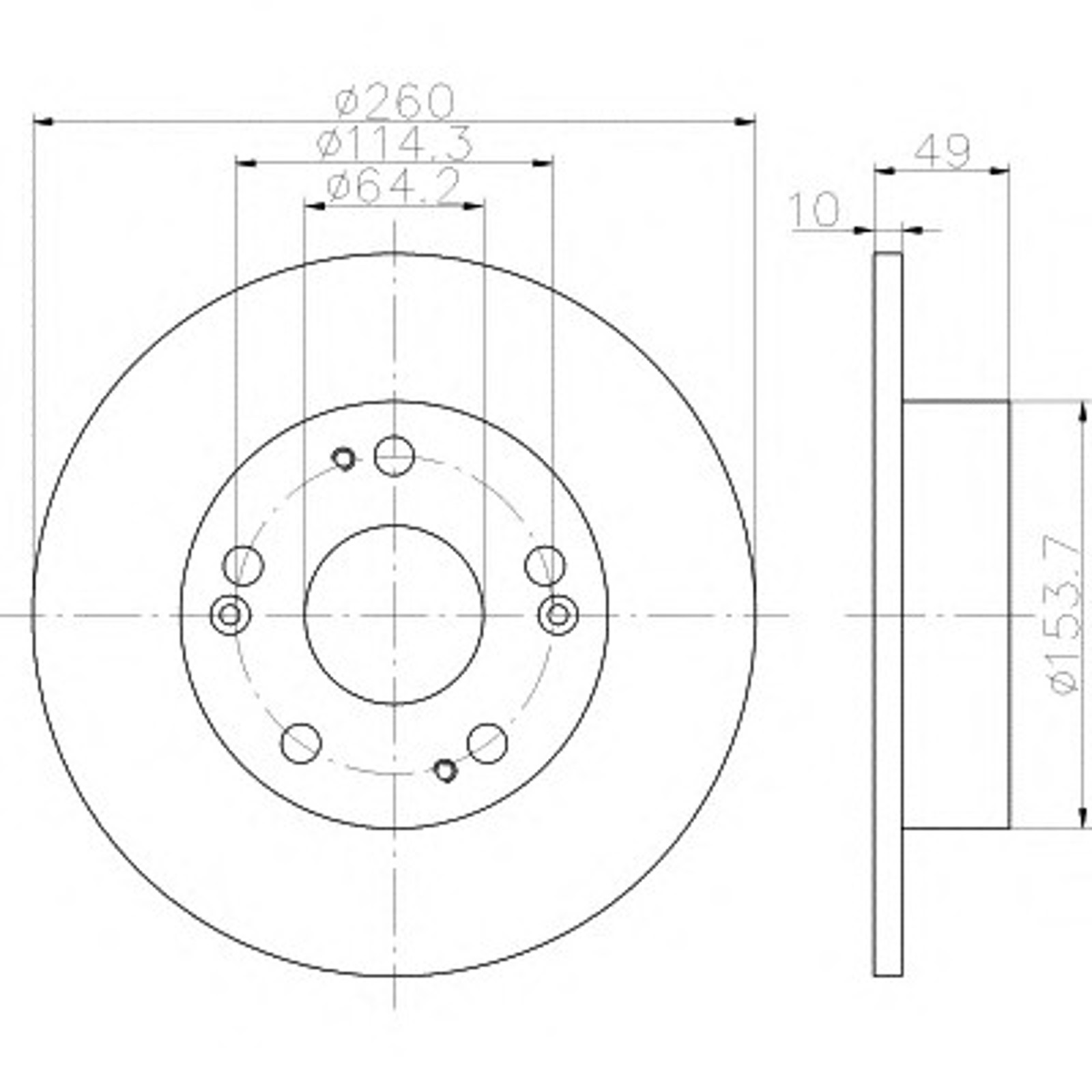 Диск тормозной HELLA/BEHR/PAGID 54446