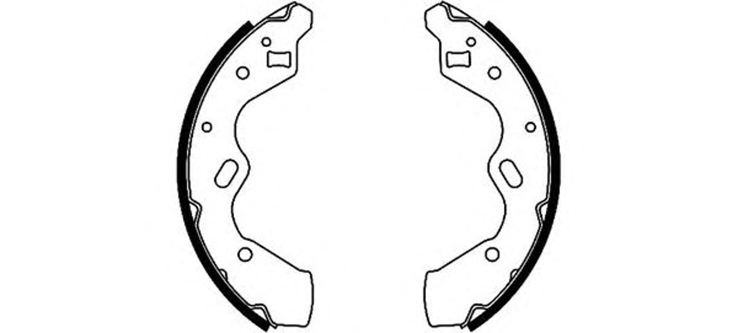 Колодки тормозные барабанные HELLA/BEHR/PAGID H9405