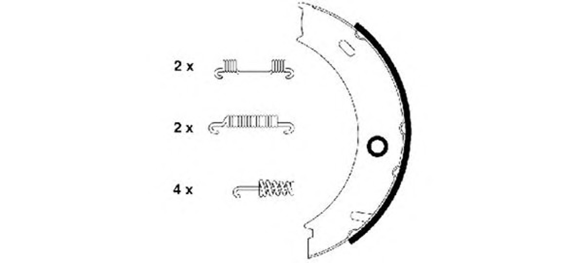Колодки тормозные барабанные HELLA/BEHR/PAGID H9470