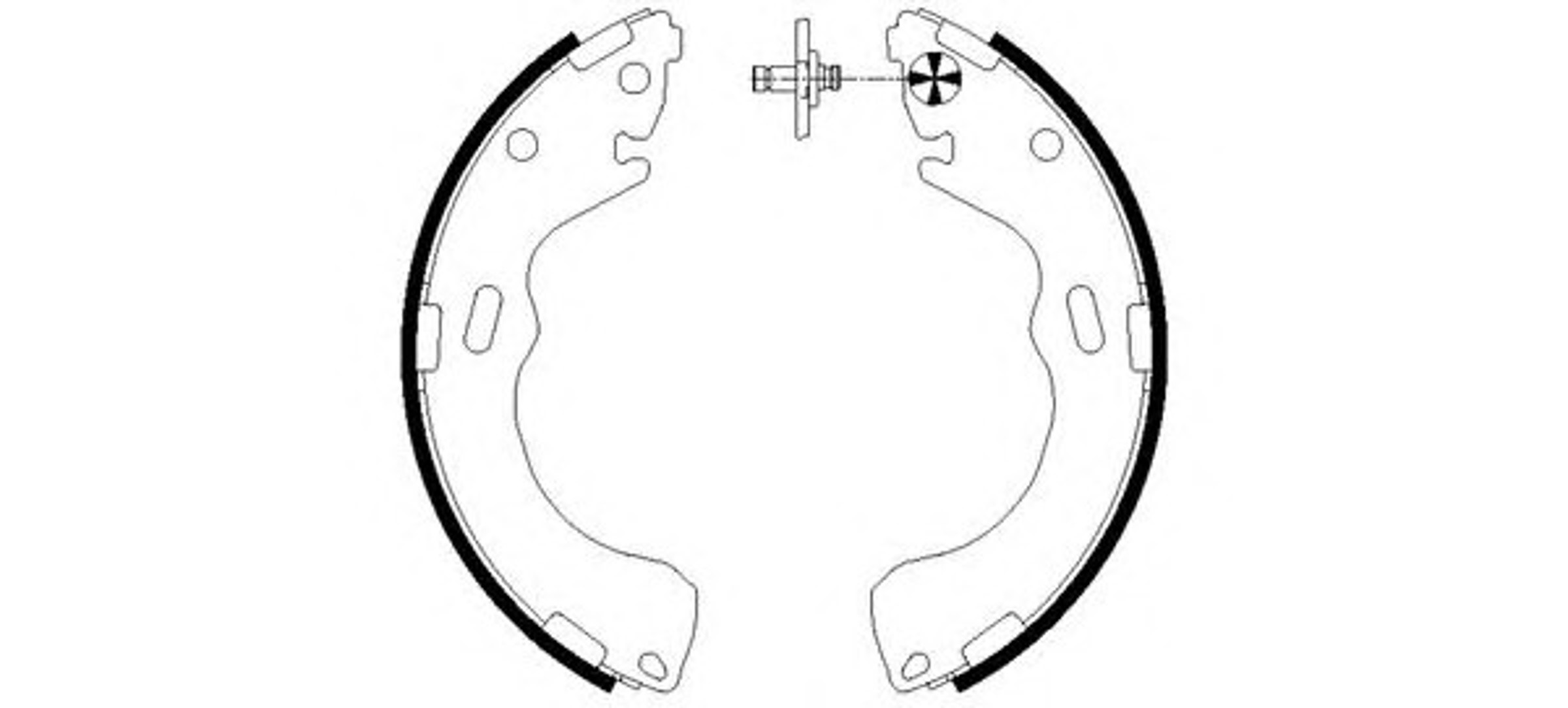 Колодки тормозные барабанные HELLA/BEHR/PAGID H9620
