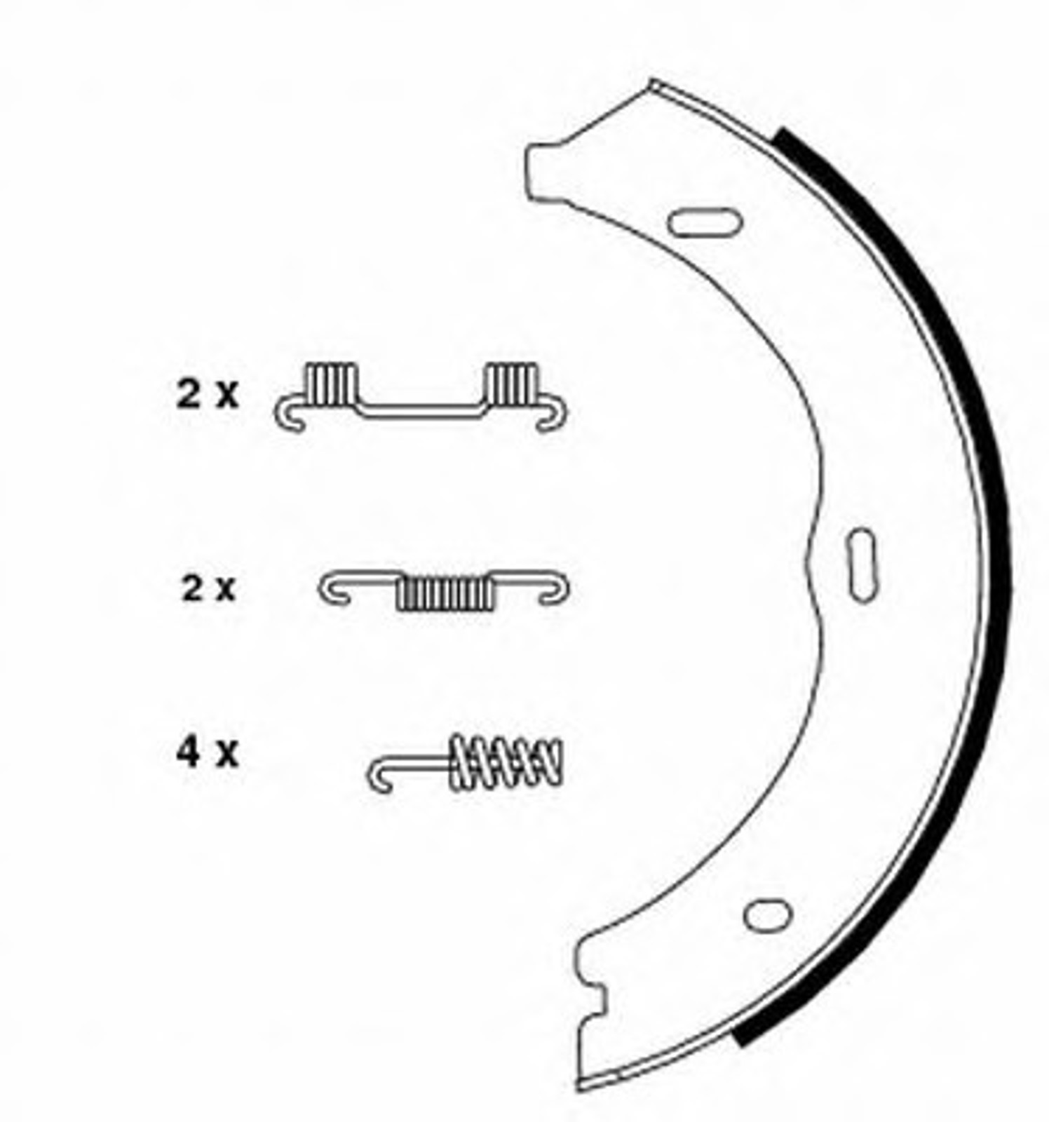 Колодки тормозные барабанные HELLA/BEHR/PAGID H9685