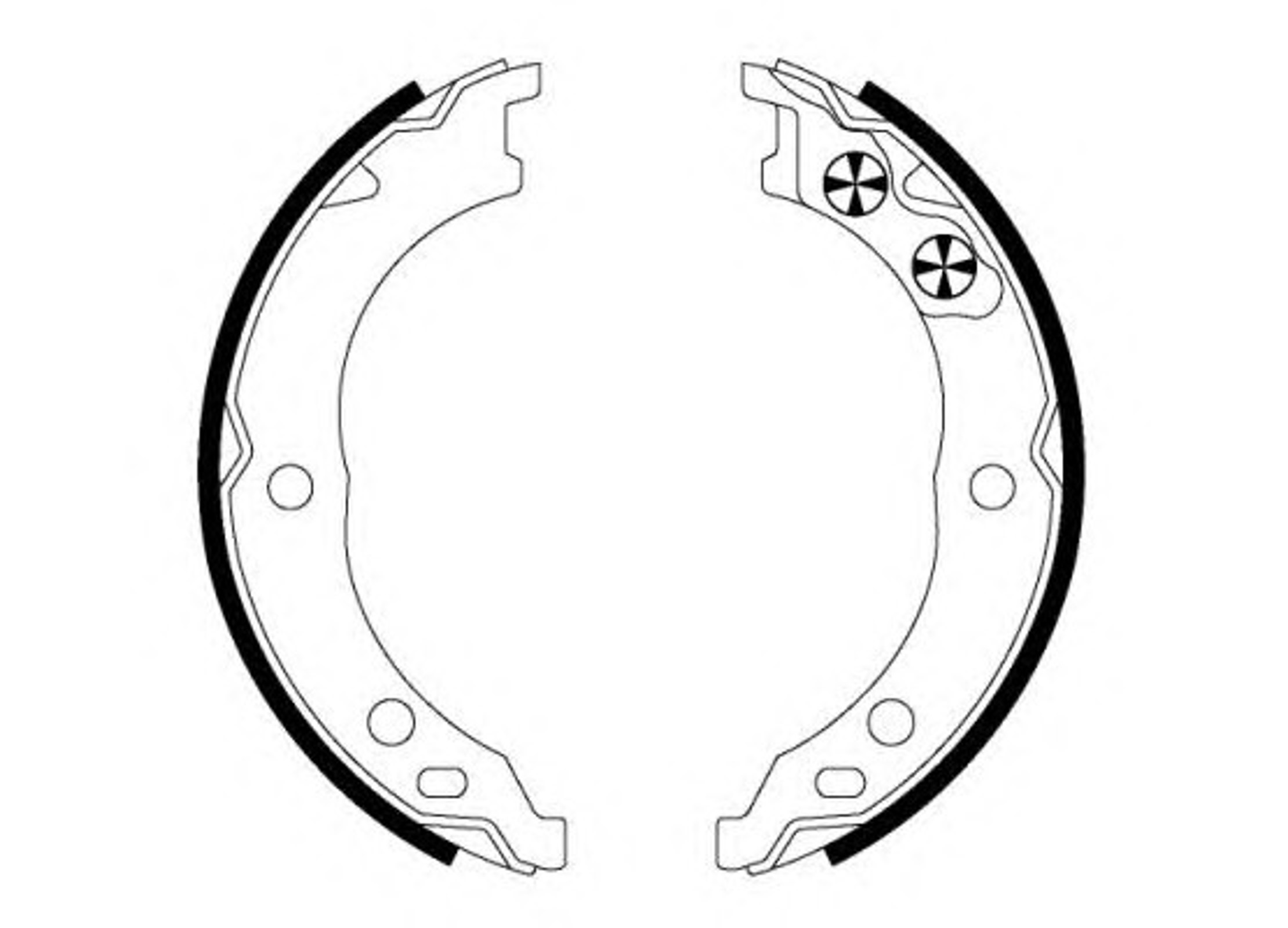 Колодки тормозные барабанные HELLA/BEHR/PAGID H9830