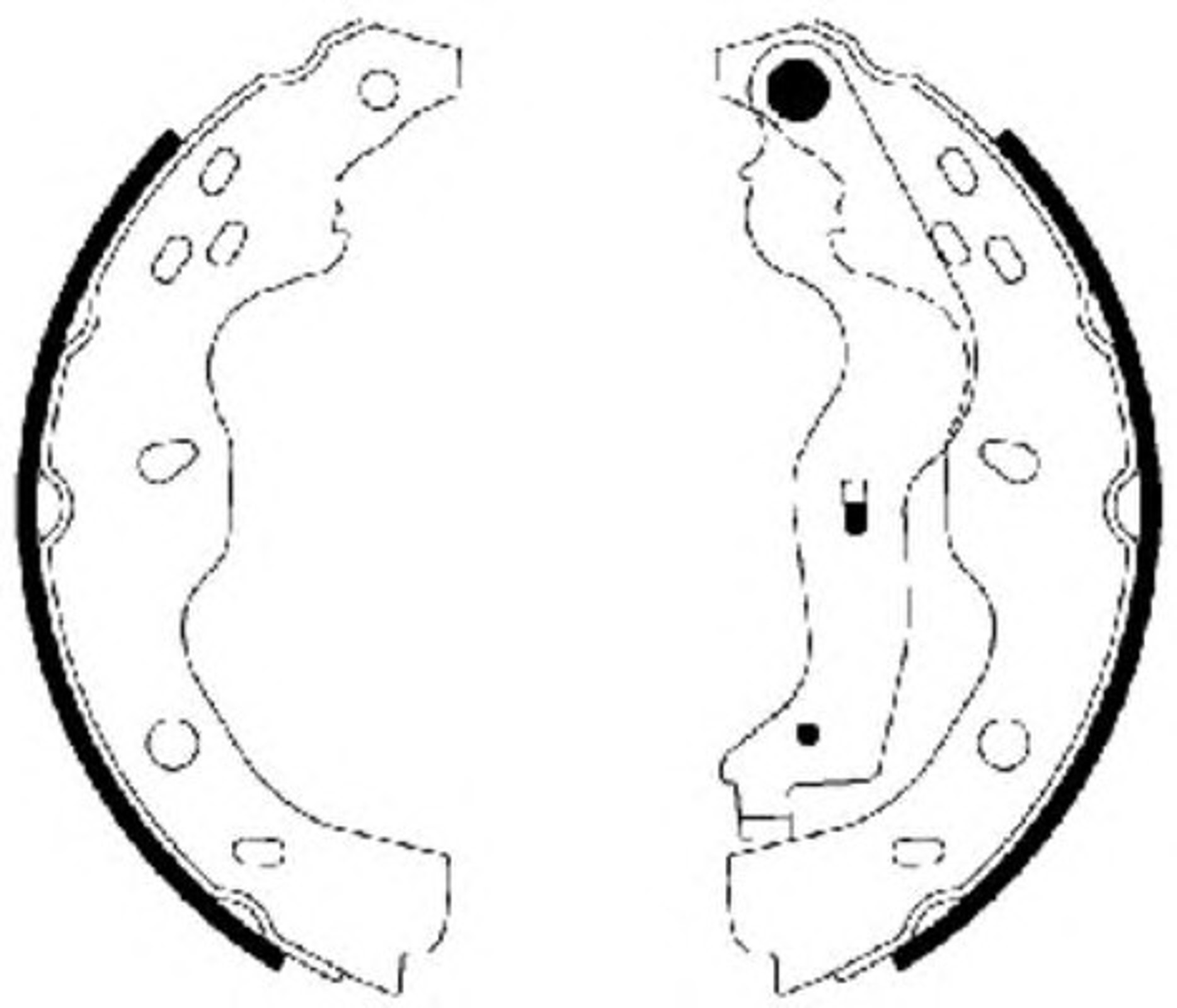 Колодки тормозные барабанные HELLA/BEHR/PAGID H9965