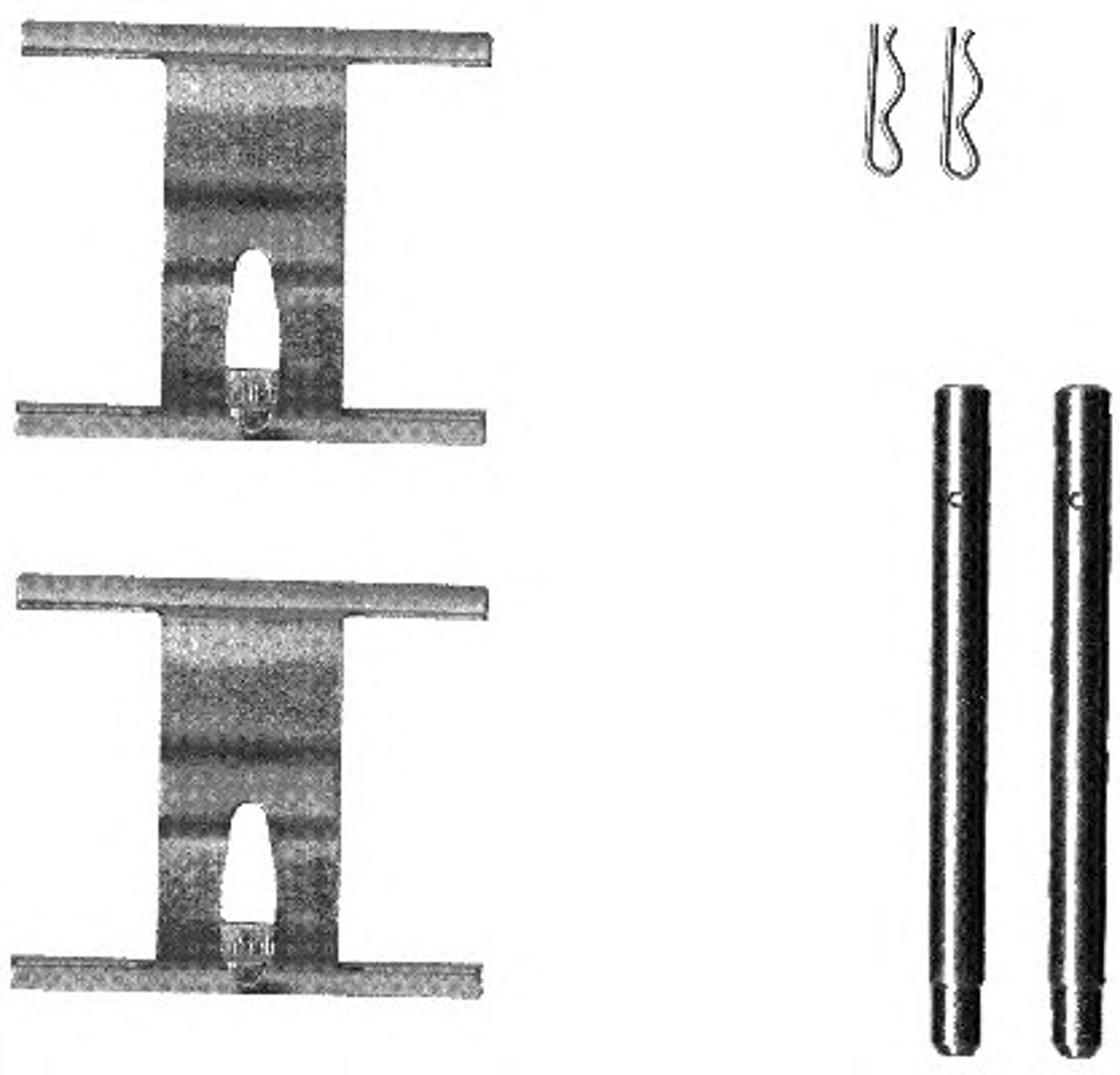 Пружинки тормозных колодок HELLA/BEHR/PAGID K0166