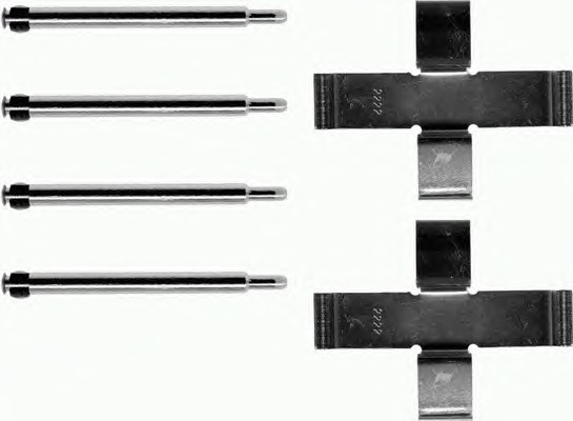 Пружинки тормозных колодок HELLA/BEHR/PAGID K0205