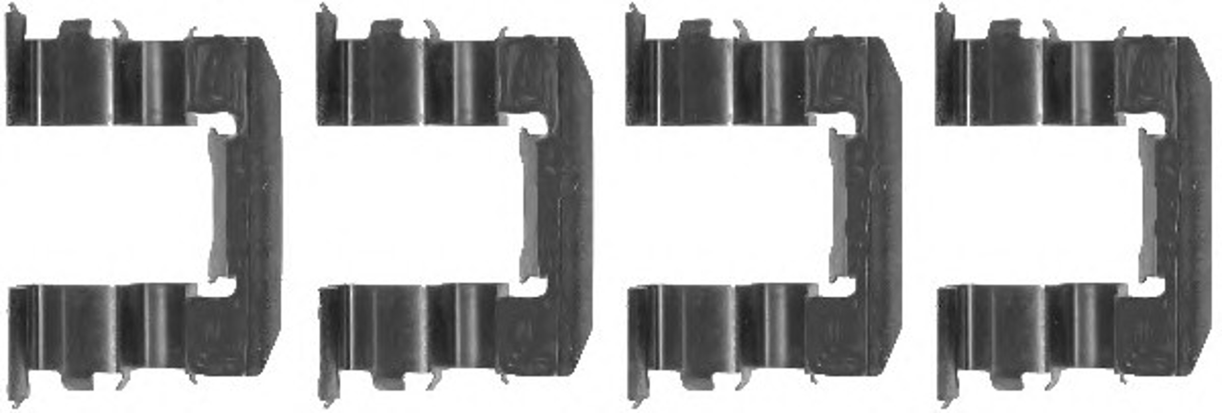 Пружинки тормозных колодок HELLA/BEHR/PAGID K0287