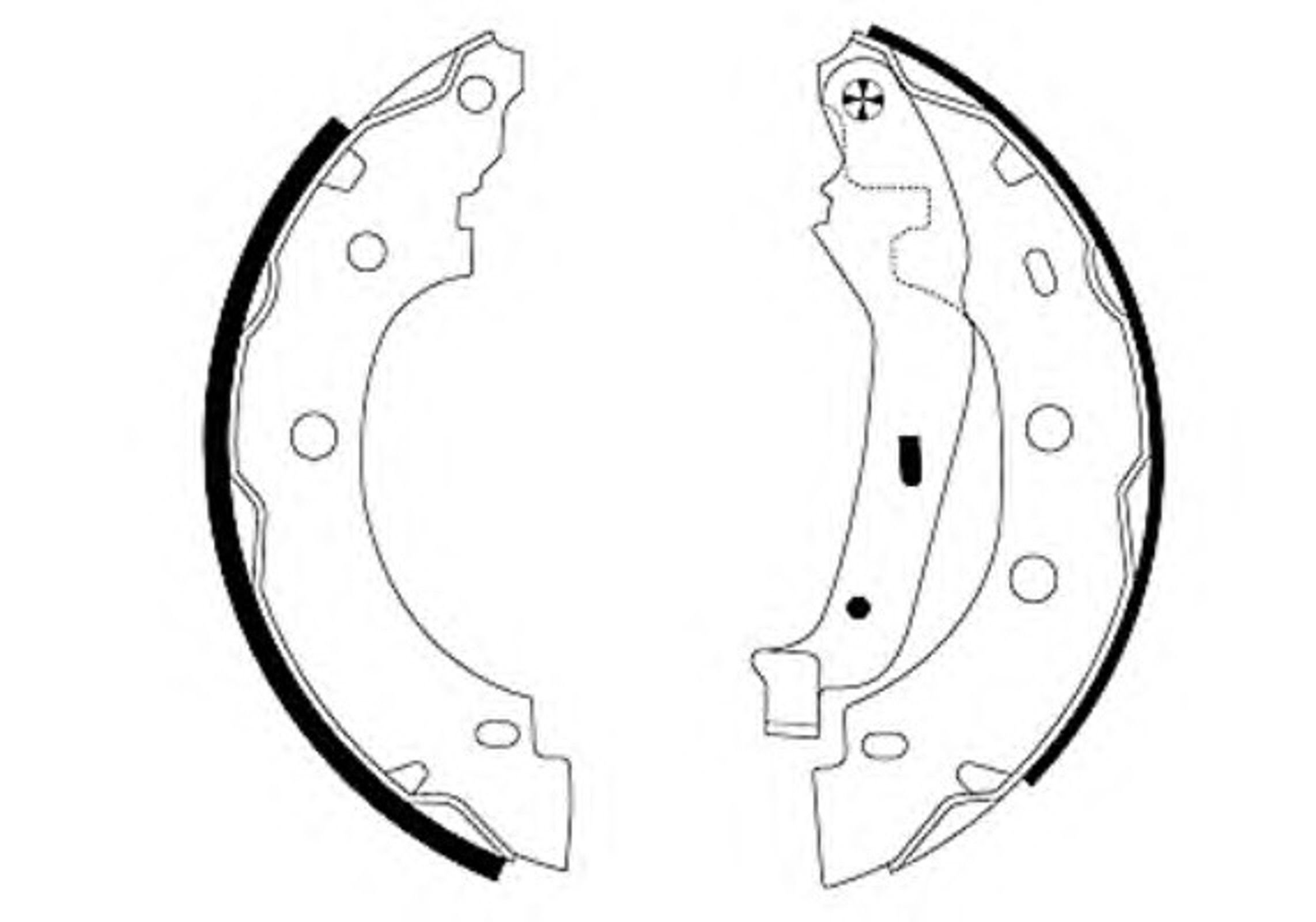 Колодки тормозные барабанные HELLA/BEHR/PAGID R0725