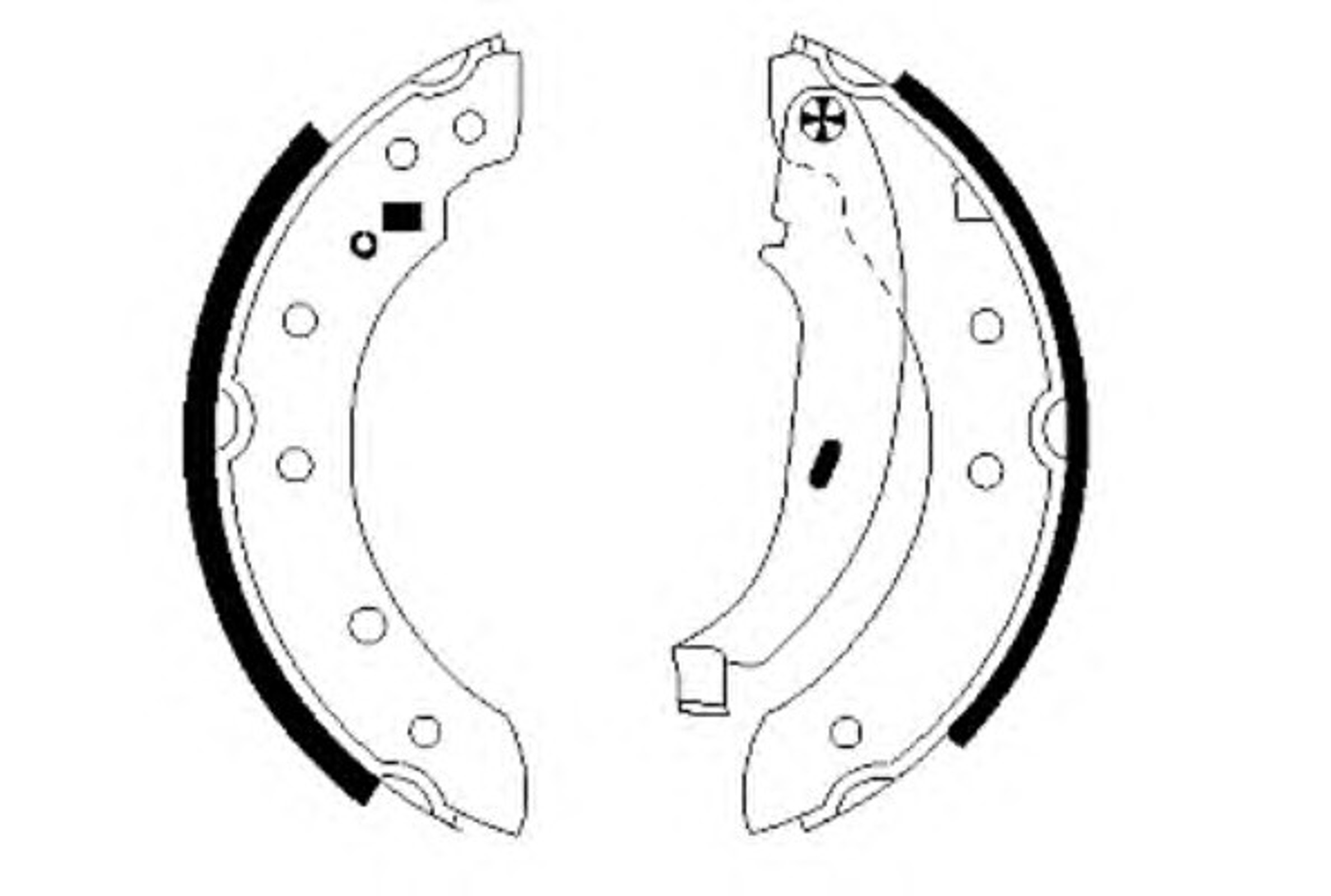 Колодки тормозные барабанные HELLA/BEHR/PAGID R0770