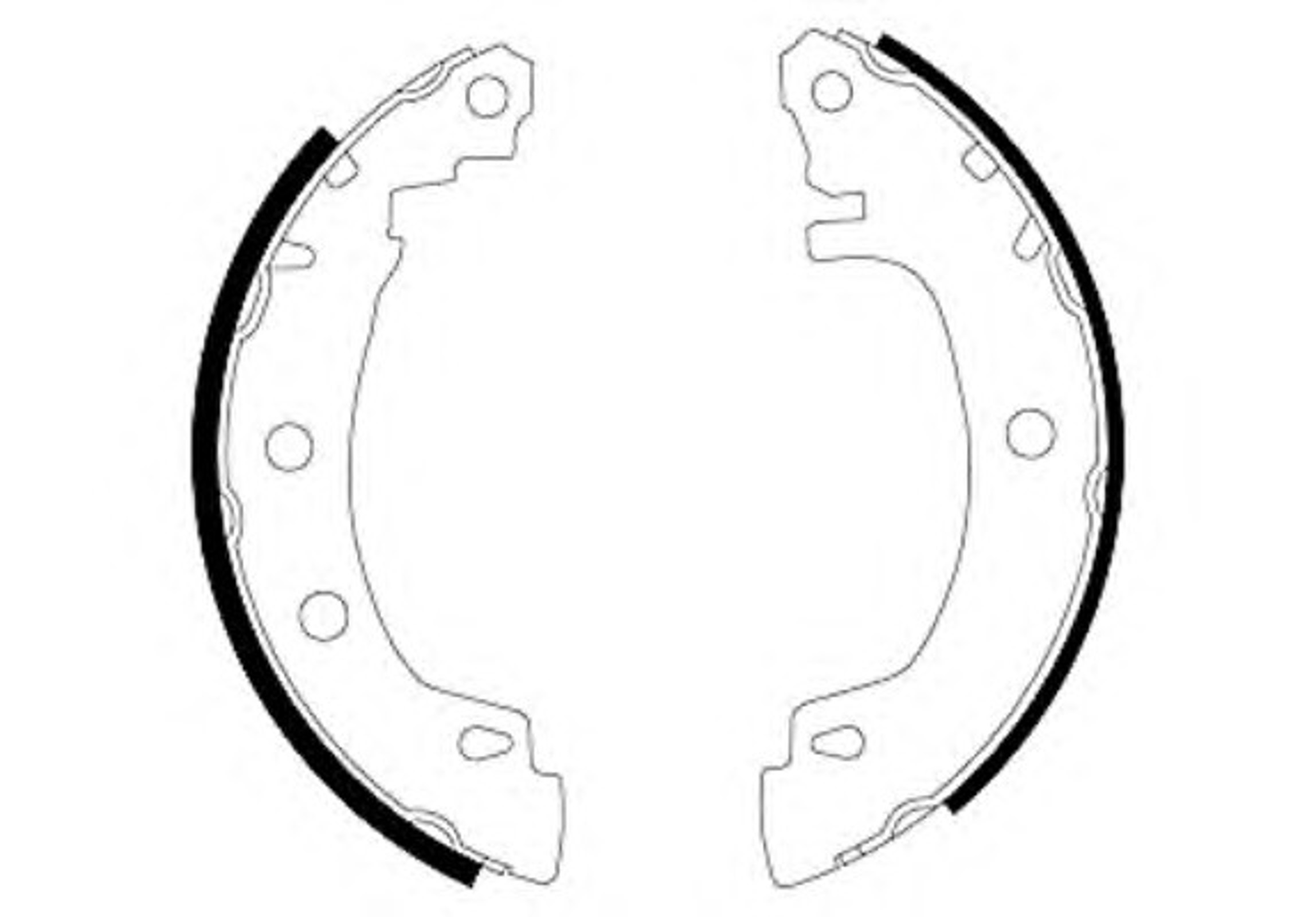 Колодки тормозные барабанные HELLA/BEHR/PAGID R1050