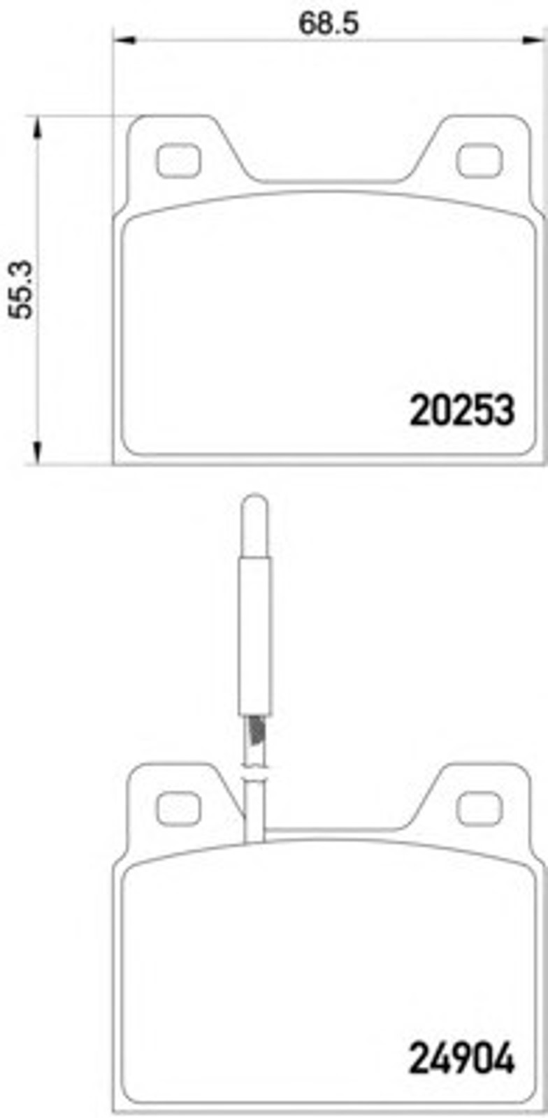 Колодки тормозные дисковые HELLA/BEHR/PAGID T0263