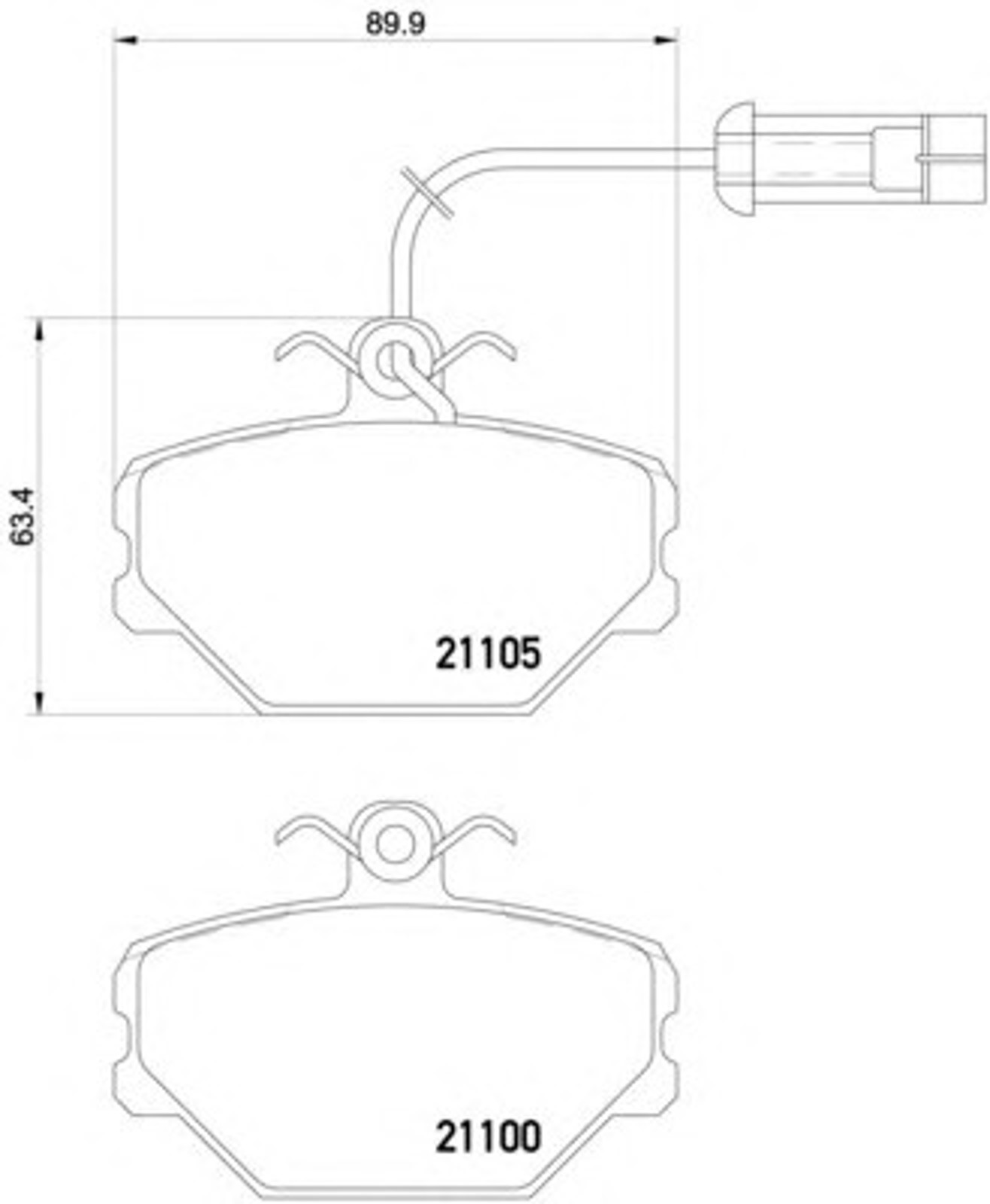 Колодки тормозные дисковые HELLA/BEHR/PAGID T0353