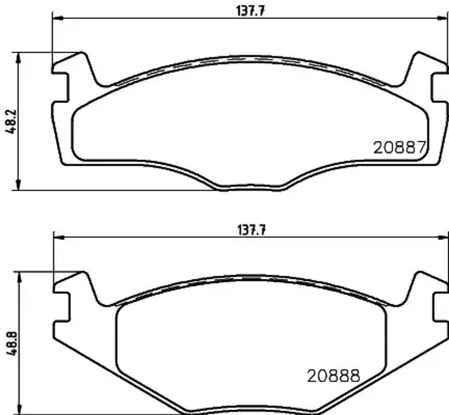 Колодки тормозные дисковые HELLA/BEHR/PAGID T0388